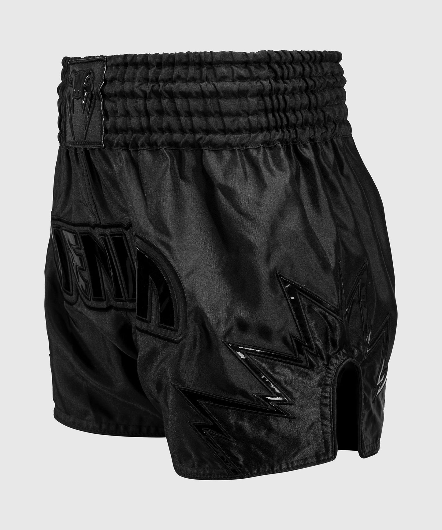 Venum Inferno Muay Thai Shorts - Black/Black