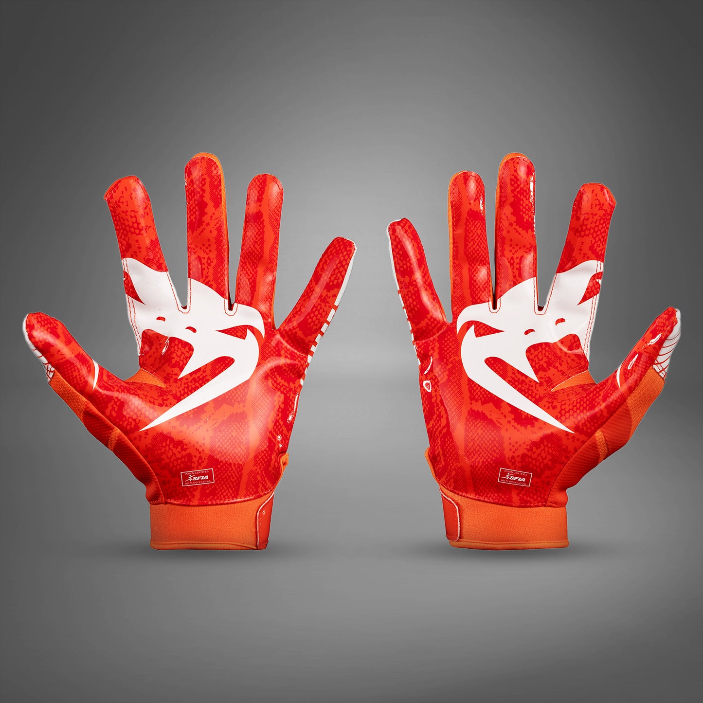 Venum Elite Personalized Football Gloves - Orange/White