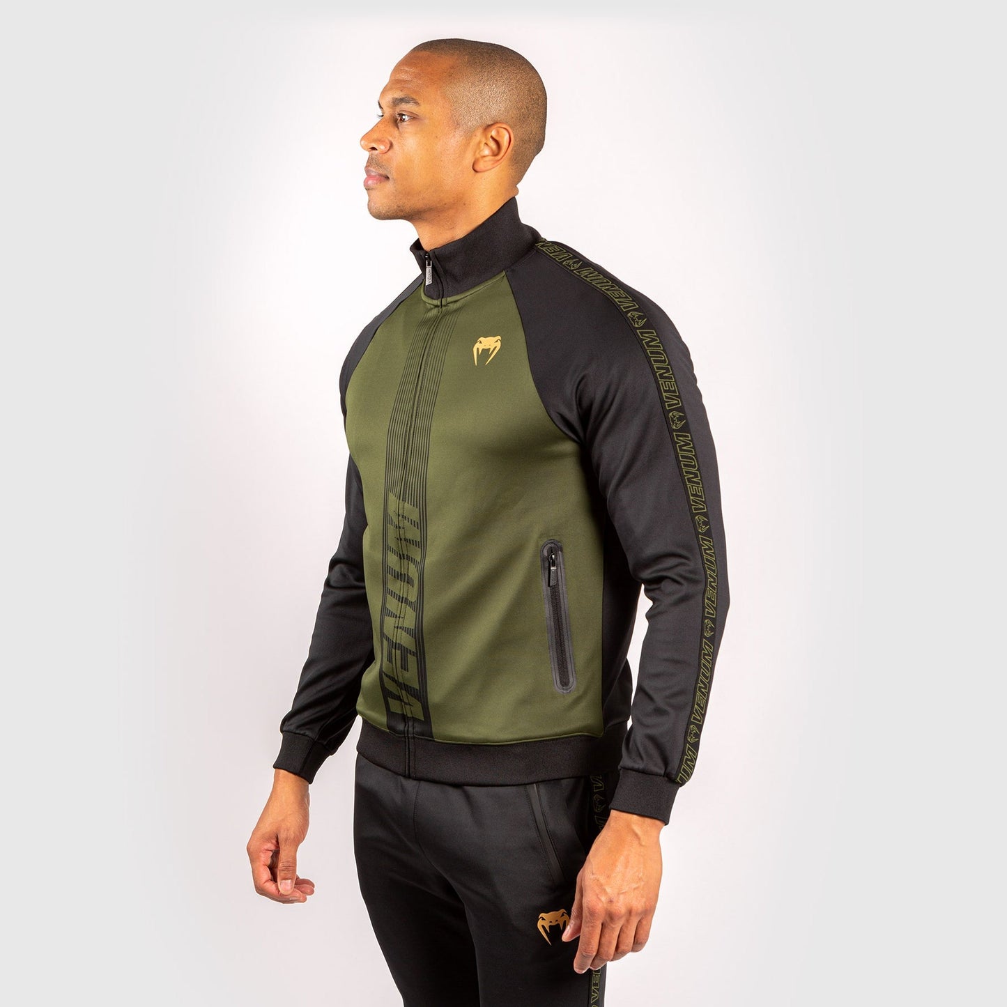 Venum Club 212 Track Jacket – Khaki/Black