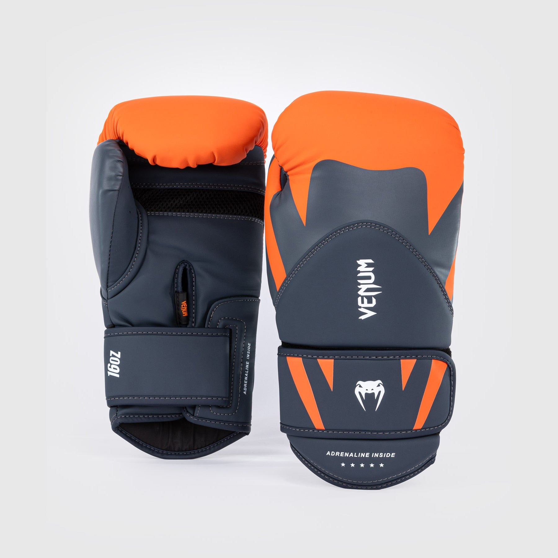 Venum Challenger 4.0 Boxing Gloves - Orange/Navy Blue - Venum