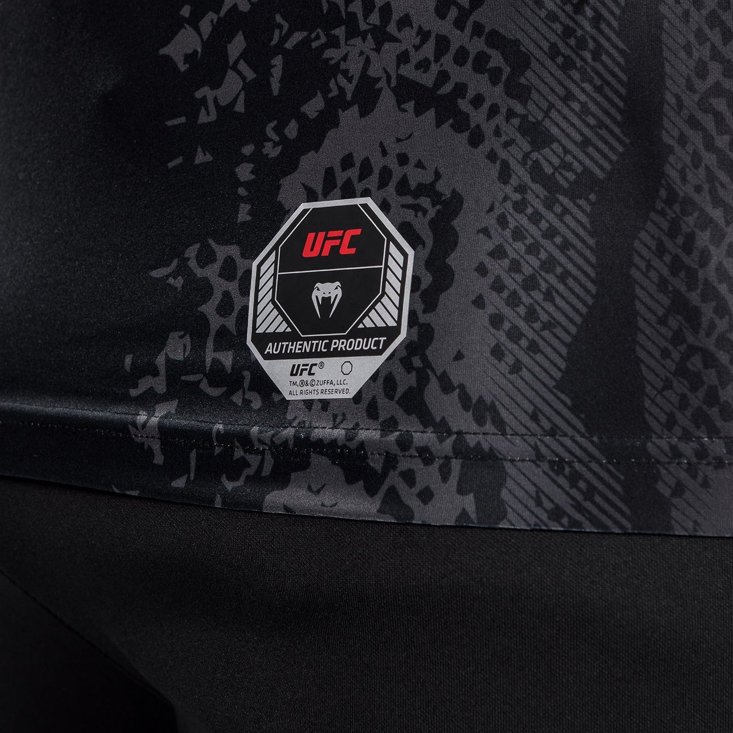 UFC Adrenaline by Venum Personalized Authentic Fight Night Men's Walkout Jersey - Black