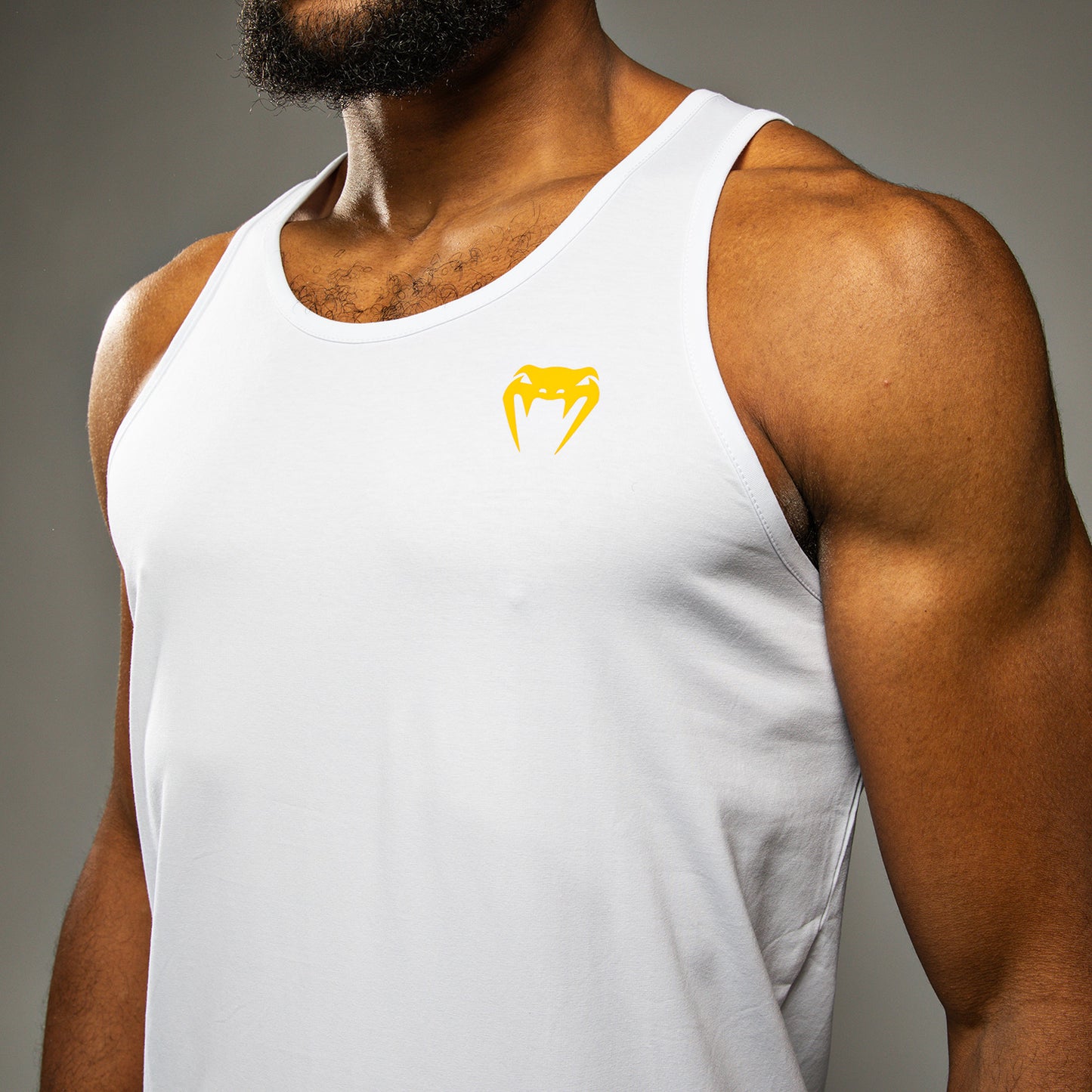 Venum Octane Tank Top - White/Vibrant Yellow