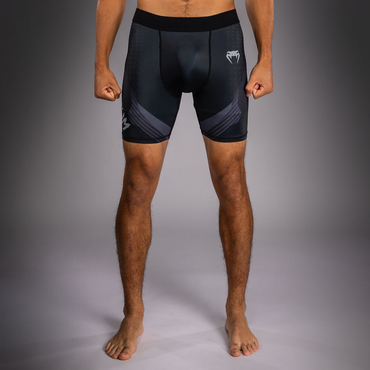 Venum No-Gi 6.0 Vale Tudo Shorts - Black/Grey  product-type_Compression shorts Venum