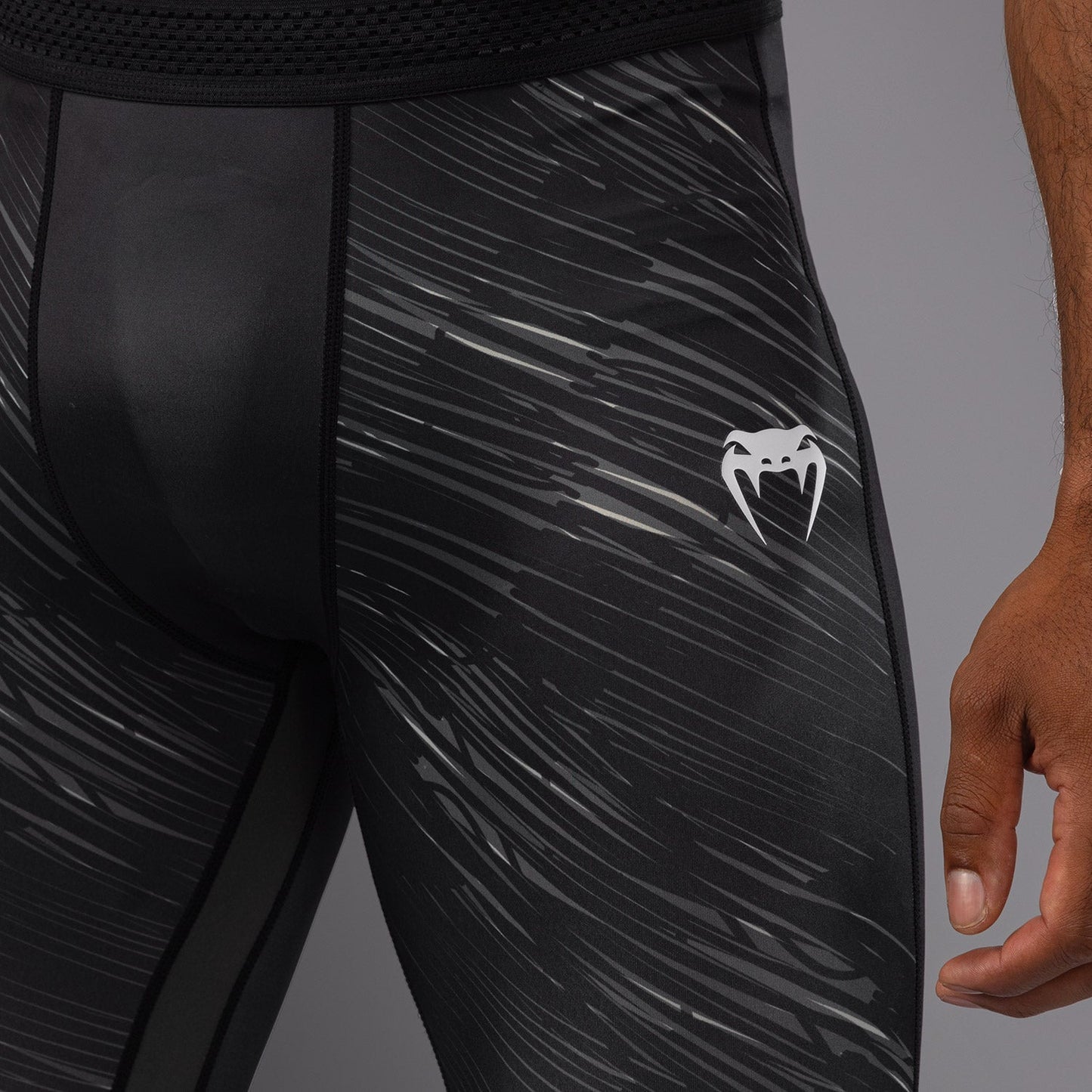 Venum Rapid Spats - Black/Storm Grey