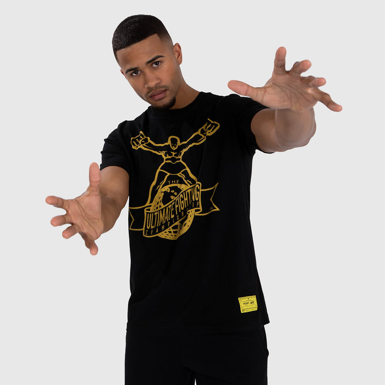 UFC by Venum Ulti-Man T-Shirt - Black/Yellow - Venum