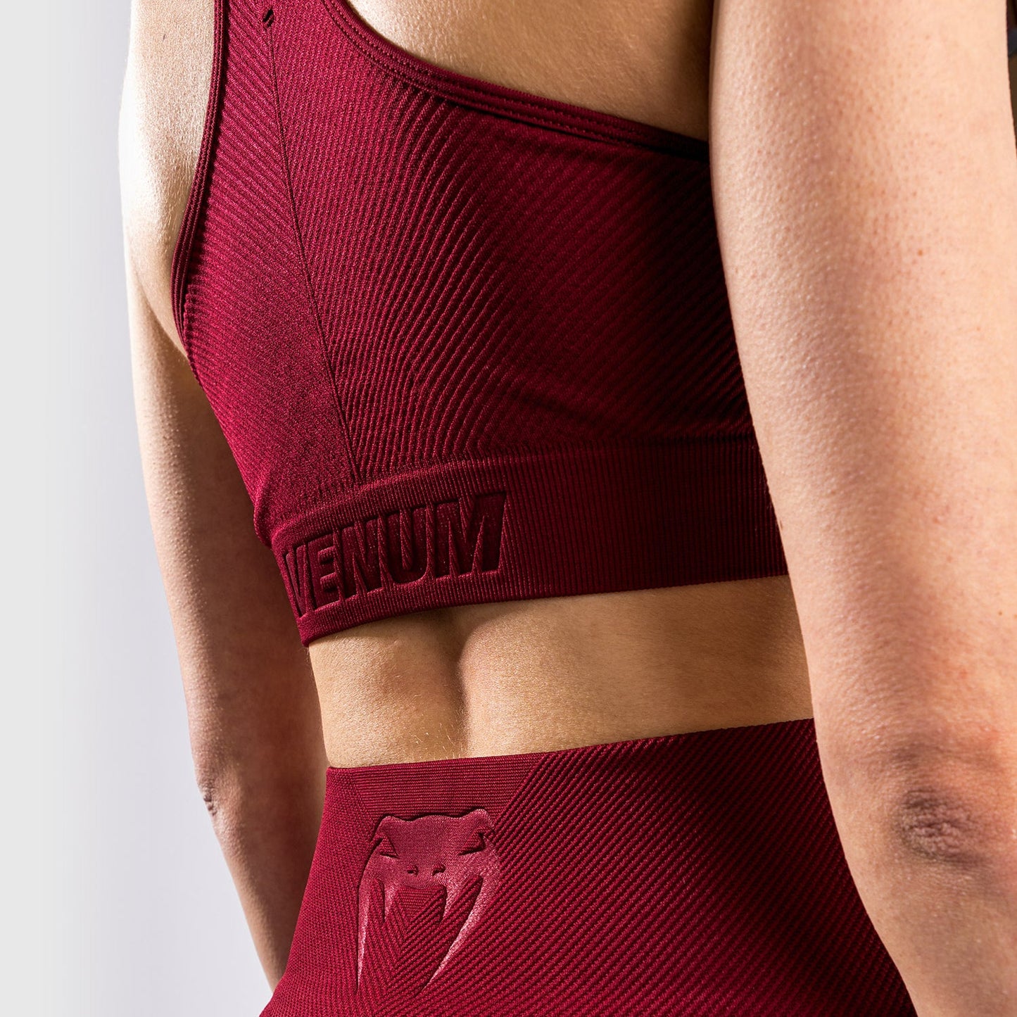 Venum Sparring Seamless Sports Bra - For Women - Burgundy