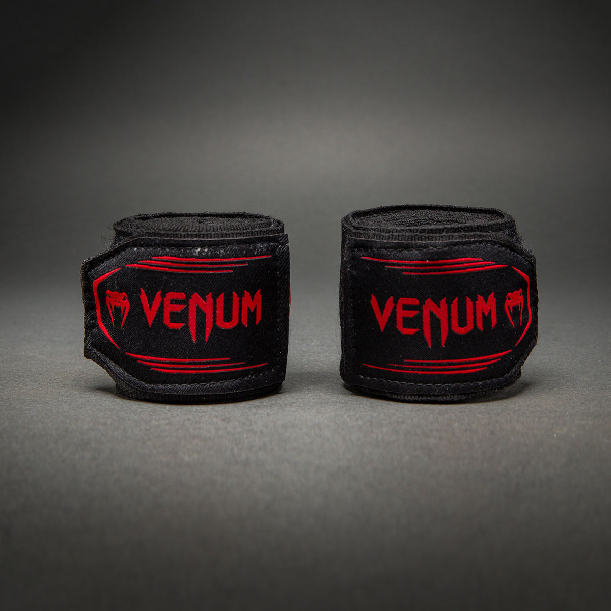 Venum Kontact Evo Boxing Hand Wraps - Black/Red  product-type_Handwraps Venum