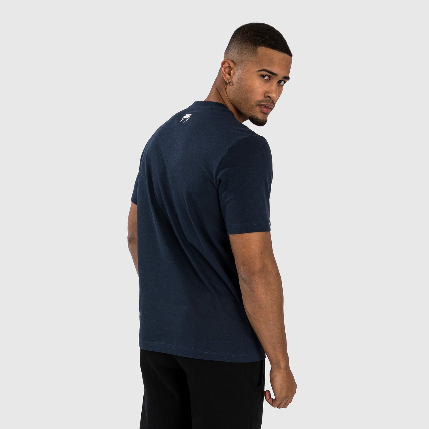 Venum Made in Fightland T-Shirt - Navy Blue/White
