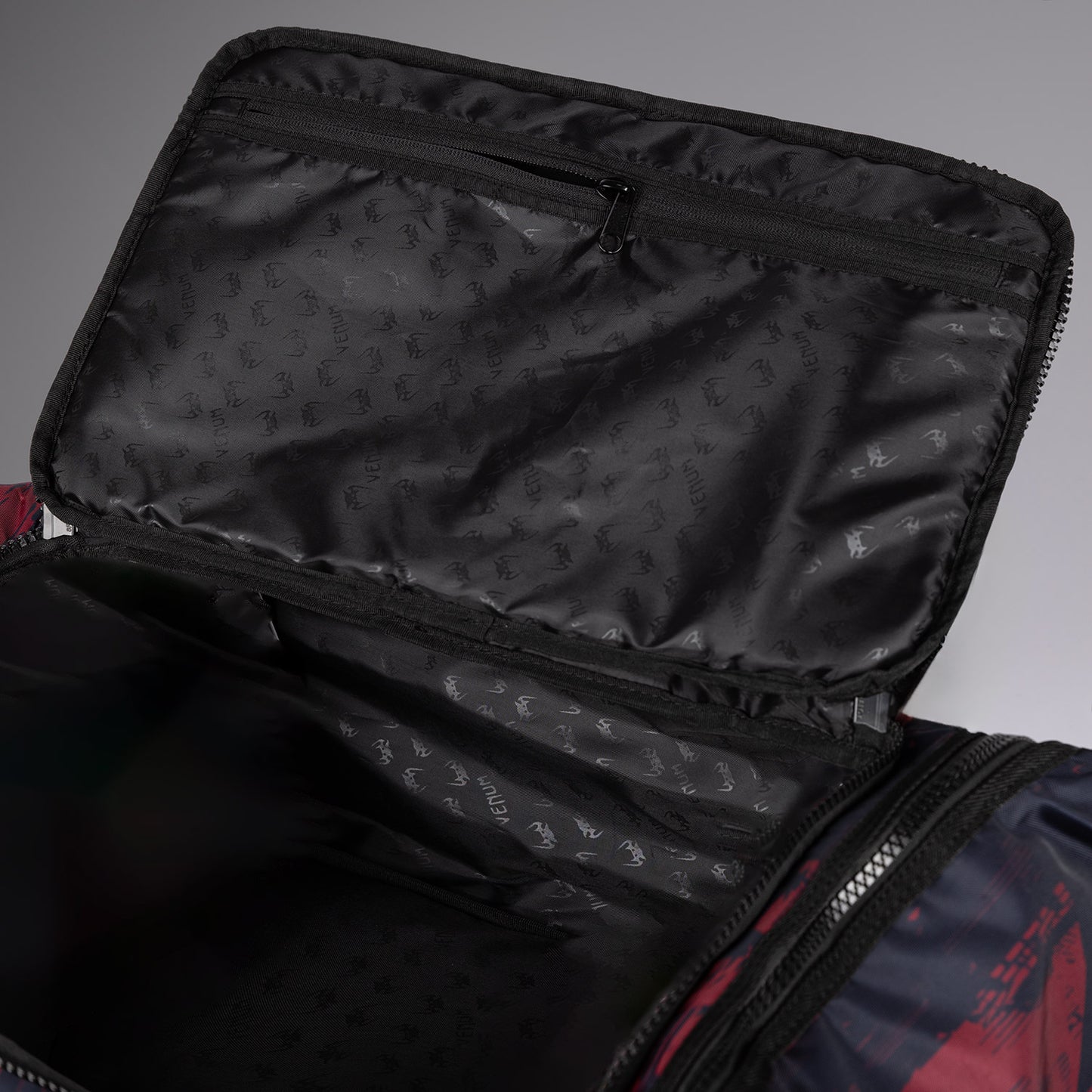 UFC Zenith by Venum Fight Week Sports Bags Navy Blue/Burgundy/Silver Personalized