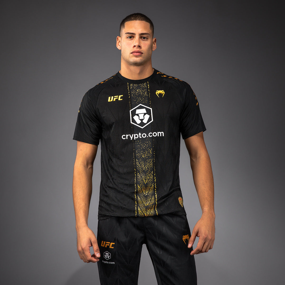 Men's UFC Zenith by Venum Champion Authentic Fight Night Walkout Jersey Personalized -Makhachev  product-type_T-Shirts Venum
