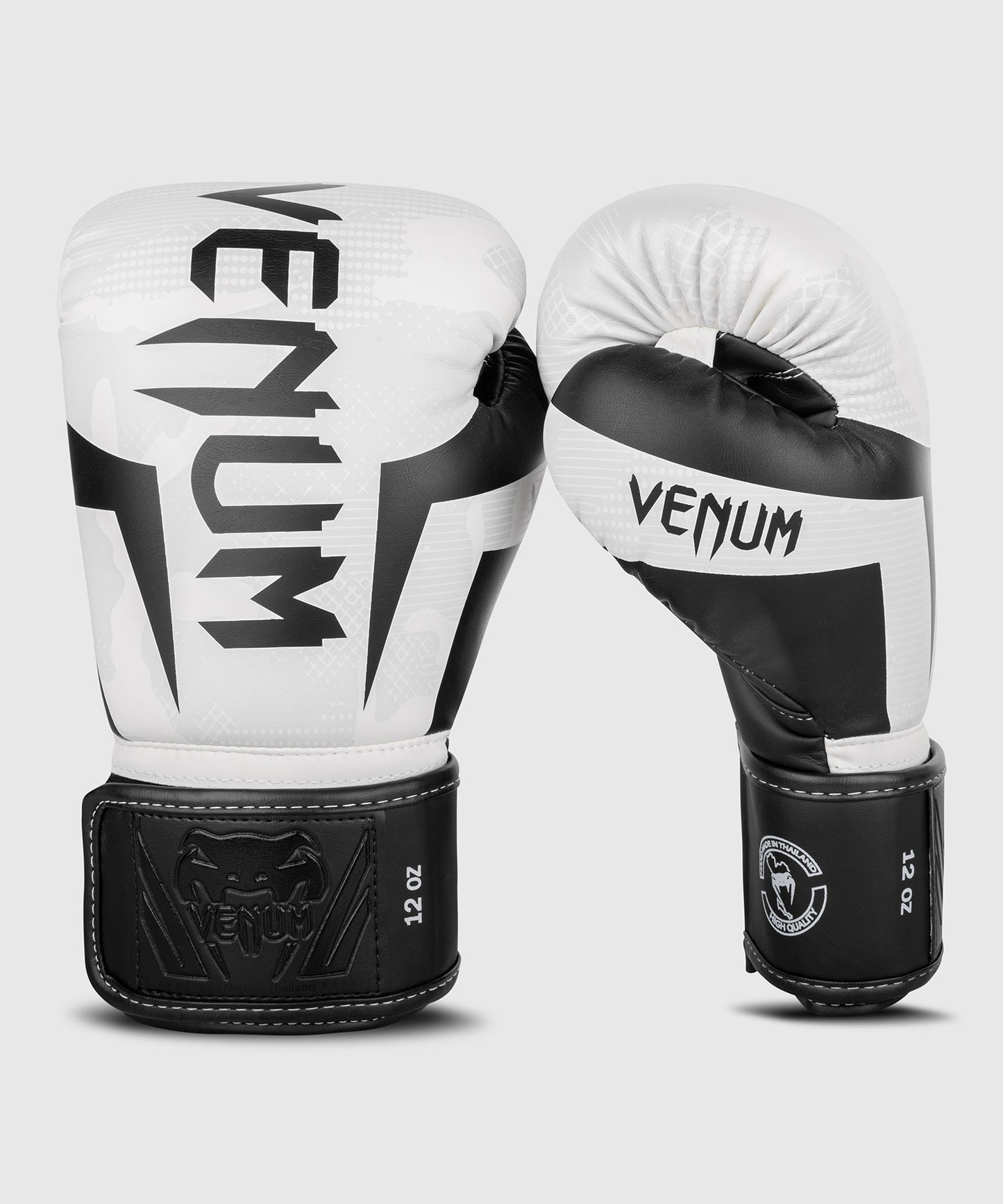 Venum Elite Boxing Gloves - White/Camo