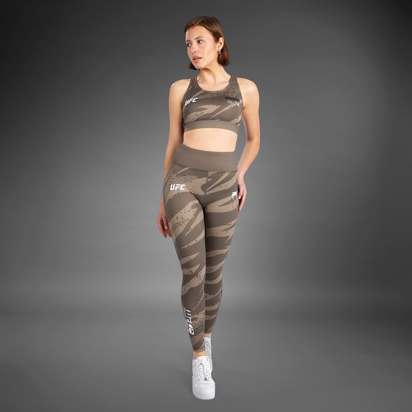 UFC Adrenaline by Venum Fight Week Women’s Performance Tight - Desert Camo