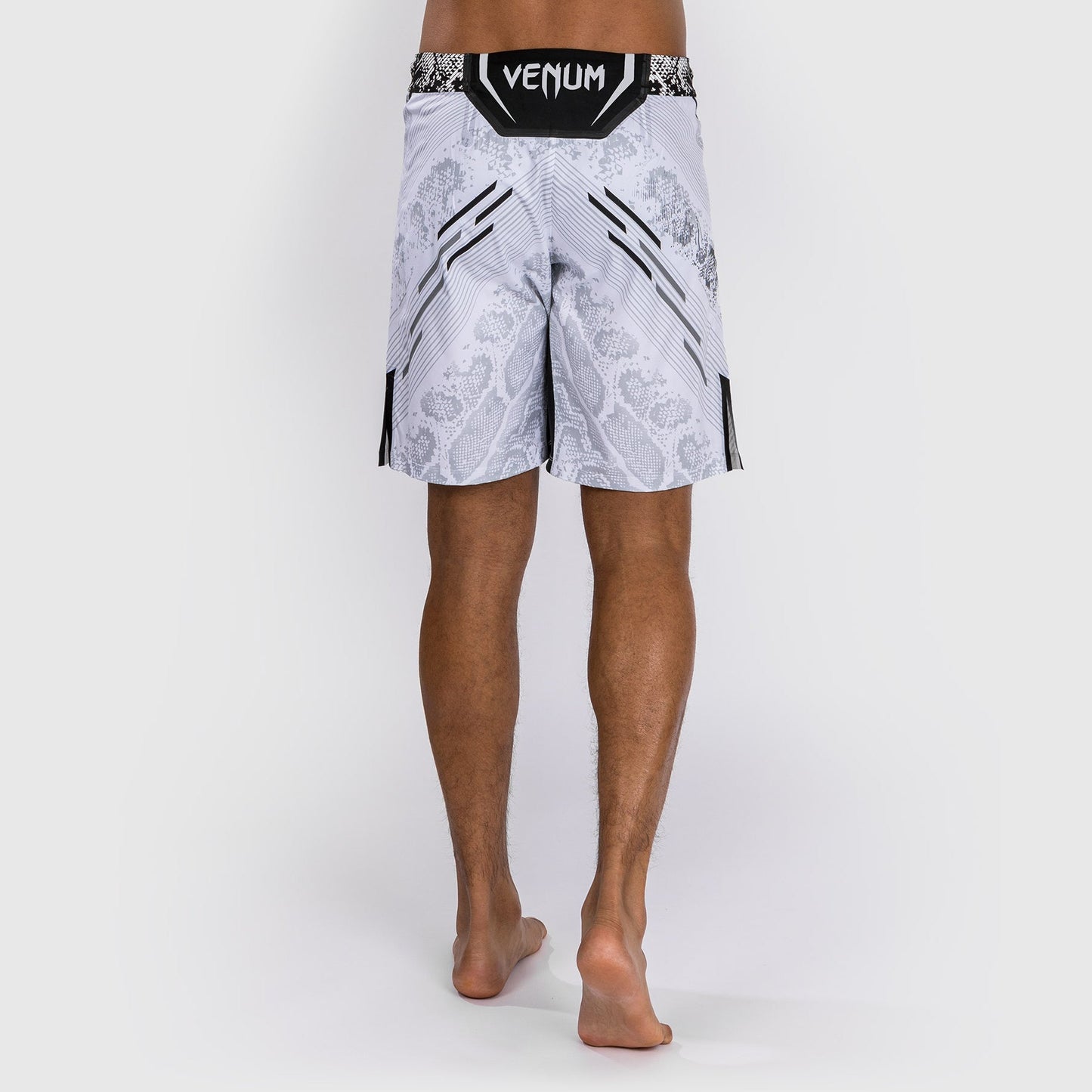 UFC Adrenaline by Venum Personalized Authentic Fight Night Men's Fight Short - Long Fit - White