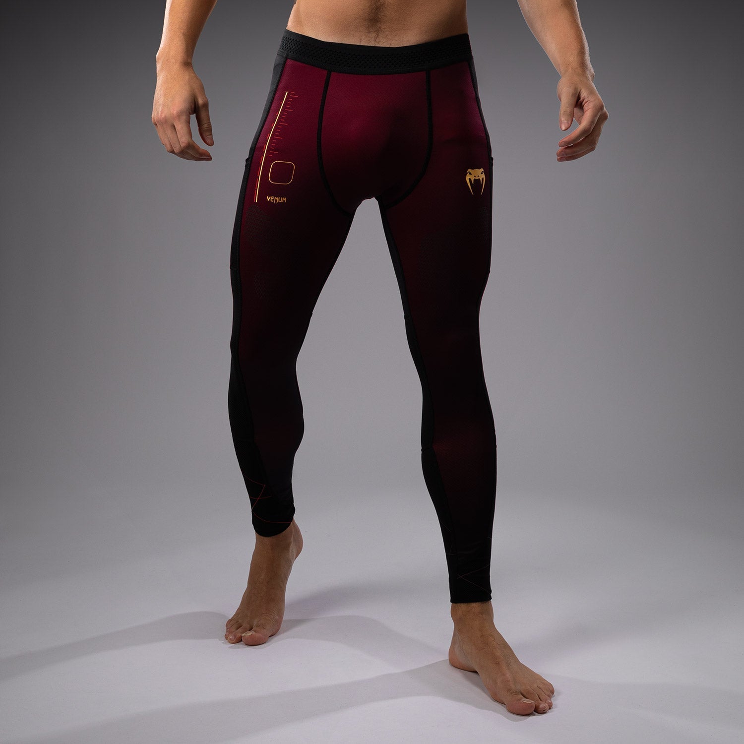 Venum Tactical XT Spats - Black/Burgundy/Gold - Venum