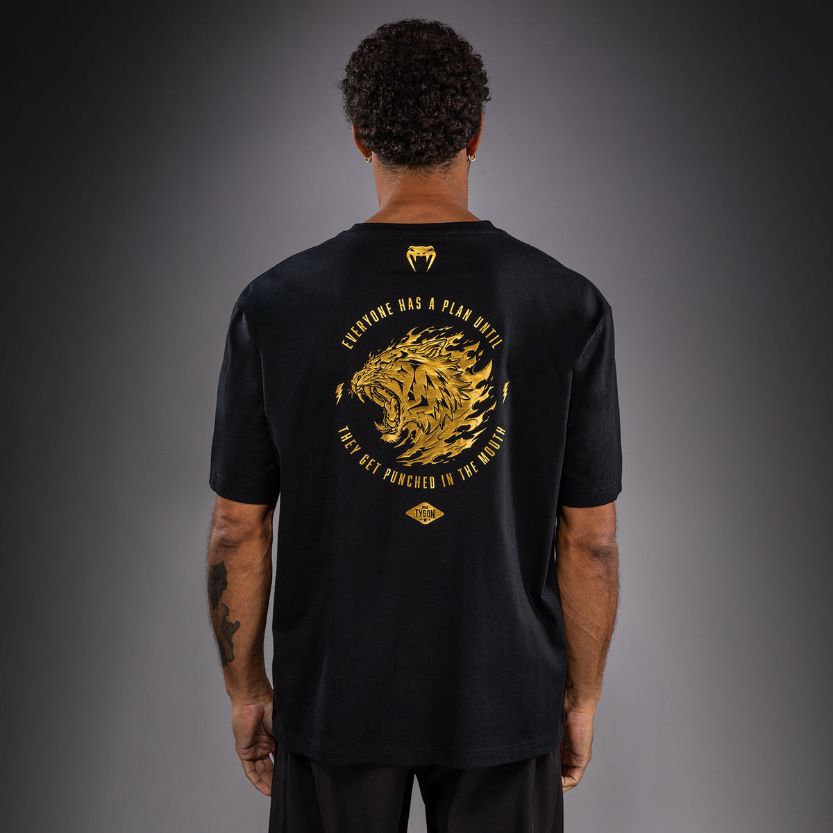 Venum x Mike Tyson Tiger T-Shirt - Black/Gold  product-type_T-Shirts Venum