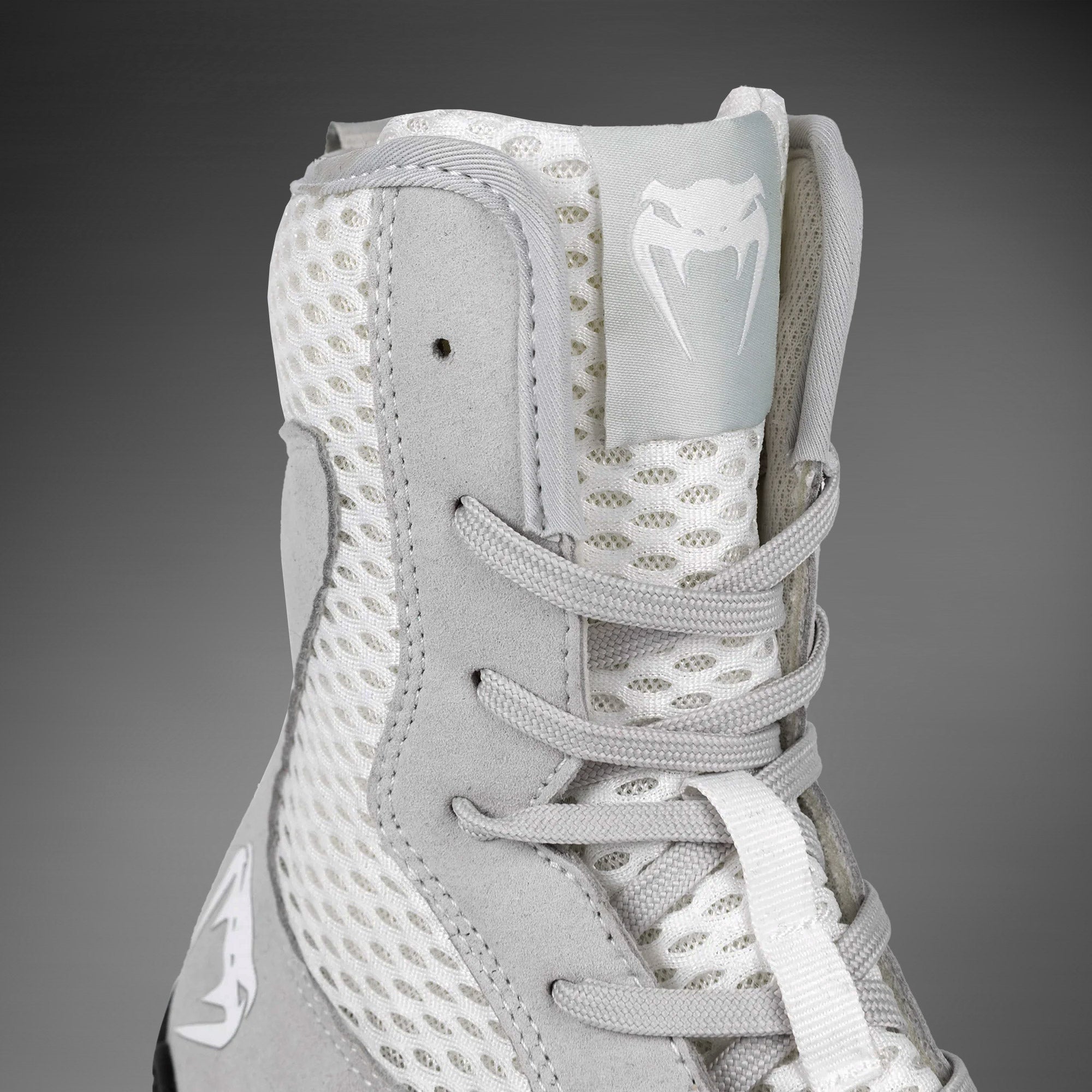 Venum Contender Boxing Shoes - White/Grey - Venum