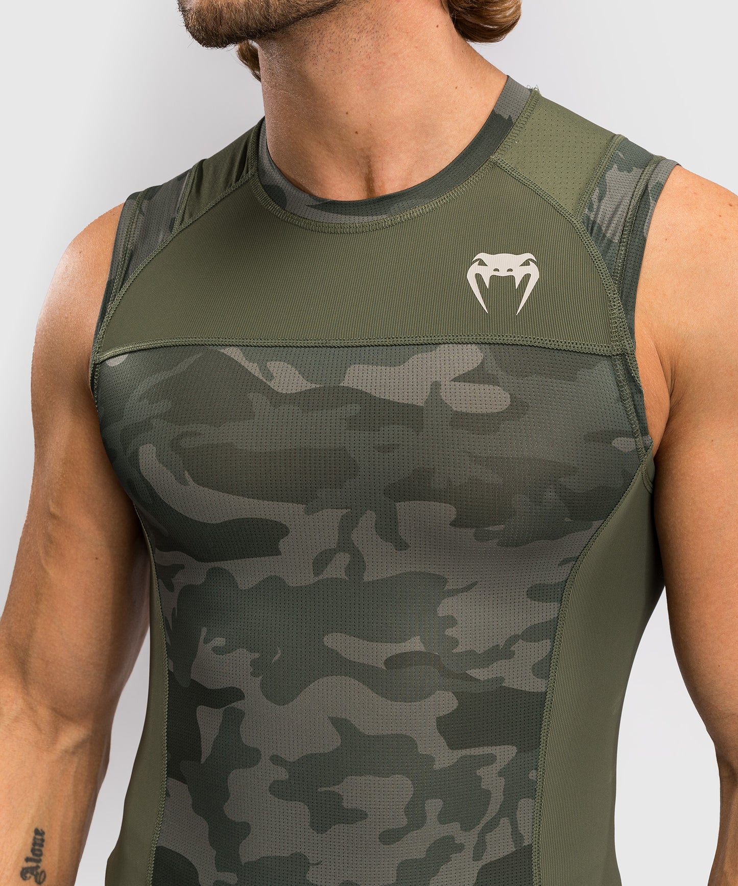 Venum G-Fit Air Men's Sleeveless Rashguard - Army Camo