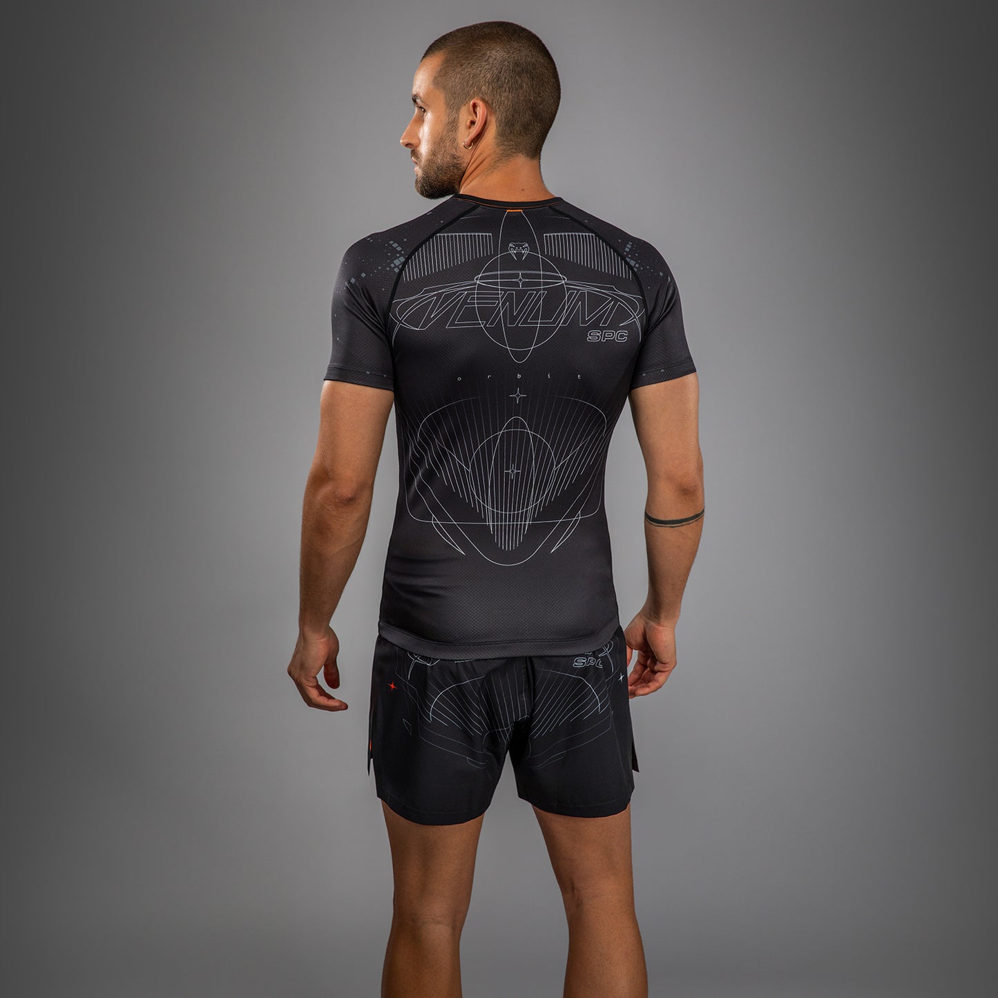 Venum Eclipse Short Sleeve Rashguard - Black/Ivory