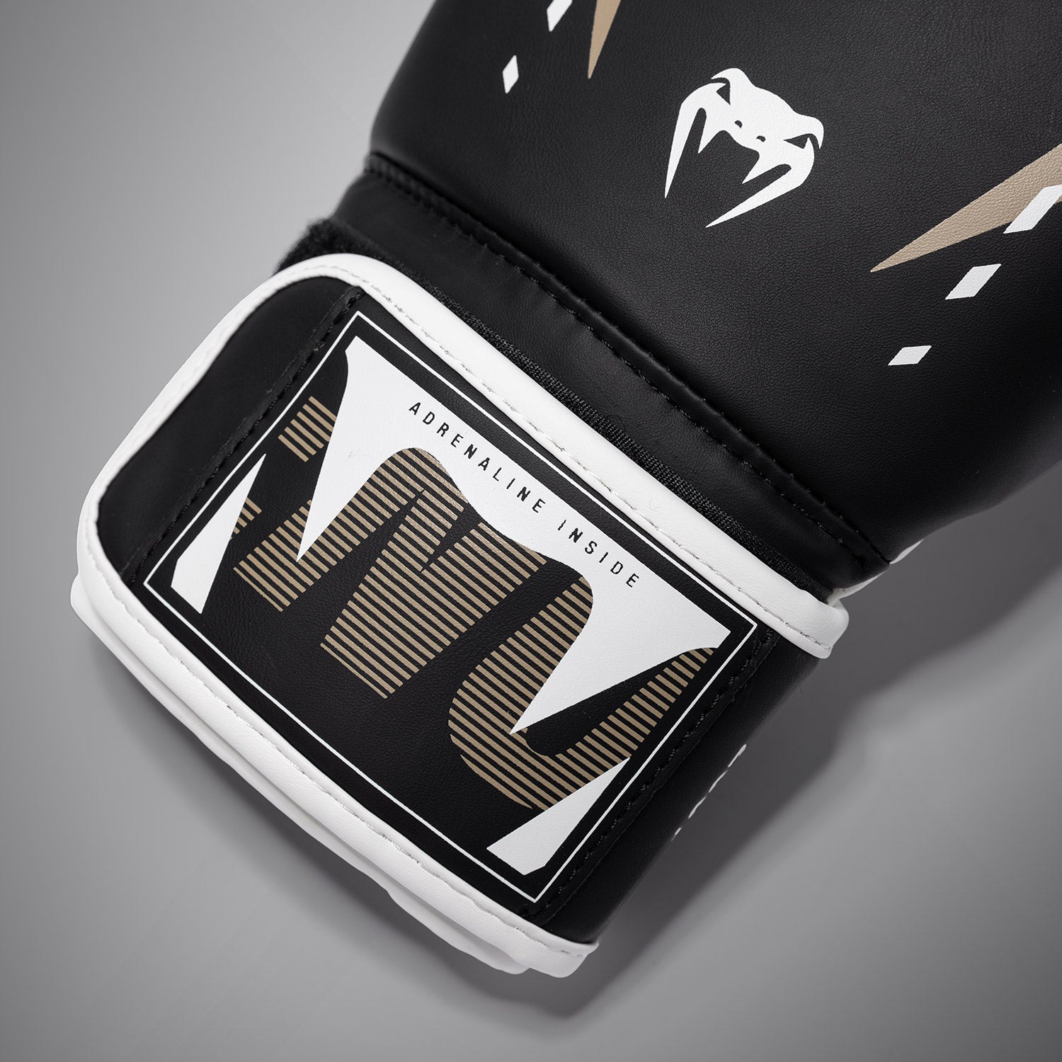 Venum Adrenaline Boxing Gloves - Black/Sand - Venum - Venum