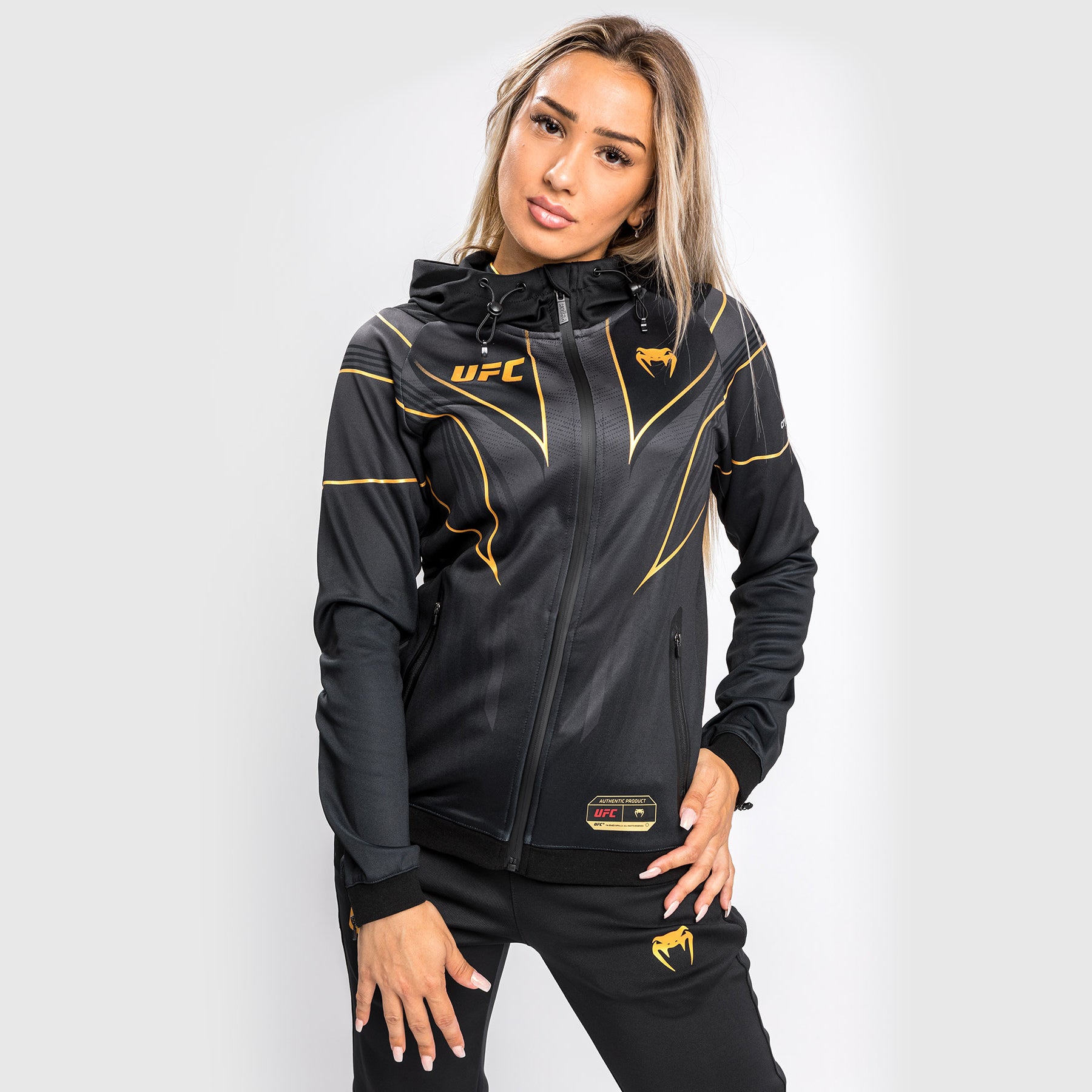 UFC 公式ウエア VENUM オーセンティックFIGHT NIGHT 2.0 UFC Venum Authentic Fight Night 2.0 Women's Walkout Hoodie