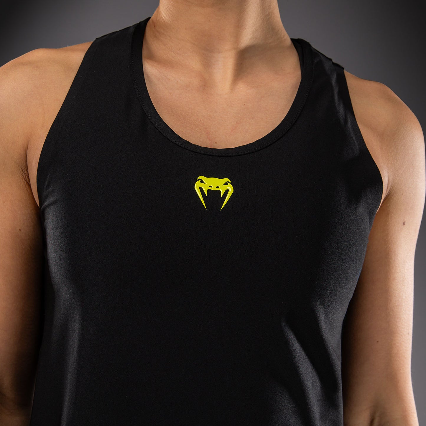 Venum Lazer Women's Dry Tech Tank Top - Black/Yellow