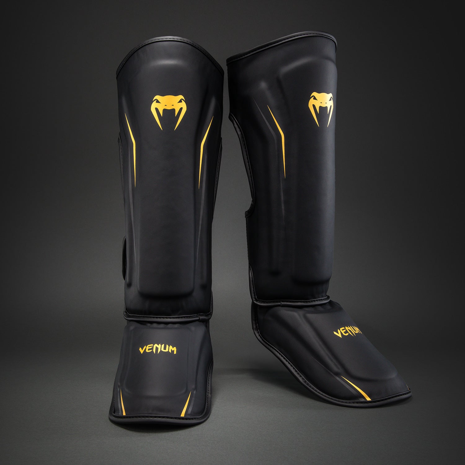 Venum G-Core Shin Guards - Black/Gold  product-type_Shin guards Venum
