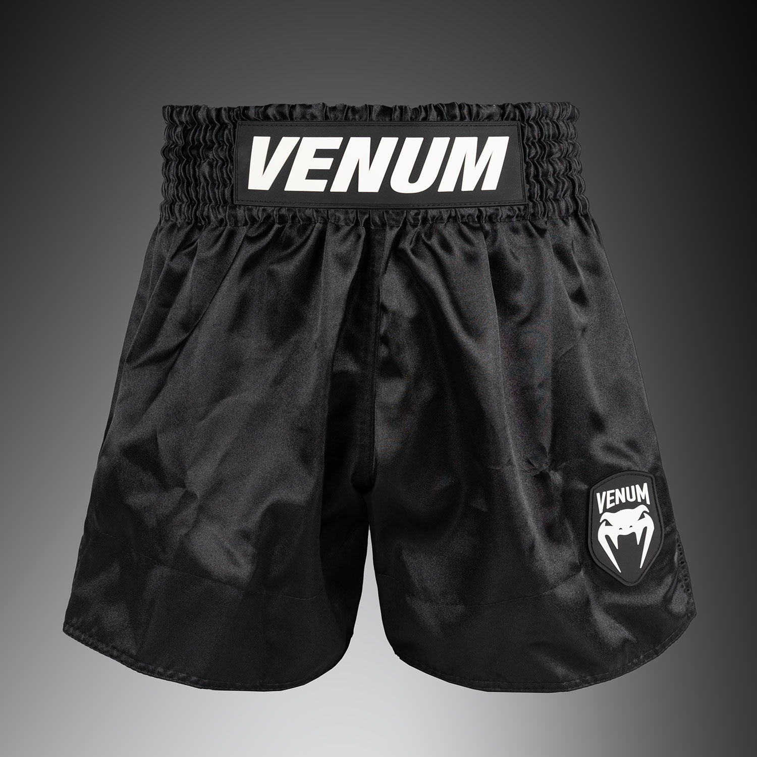 Venum Classic Evo Muay Thai Shorts - Black/White - Venum