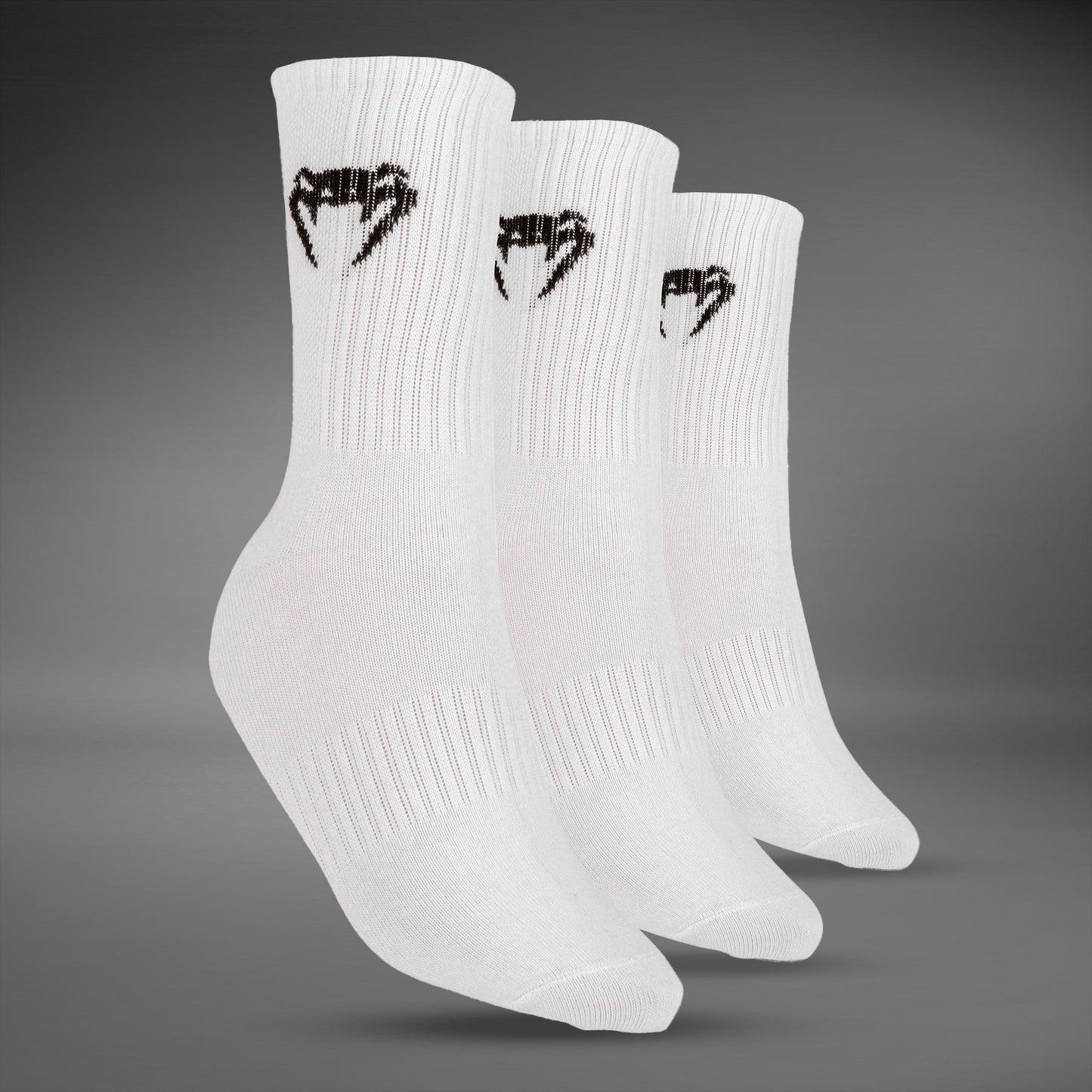 Venum Classic Socks - set of 3 - White/Black