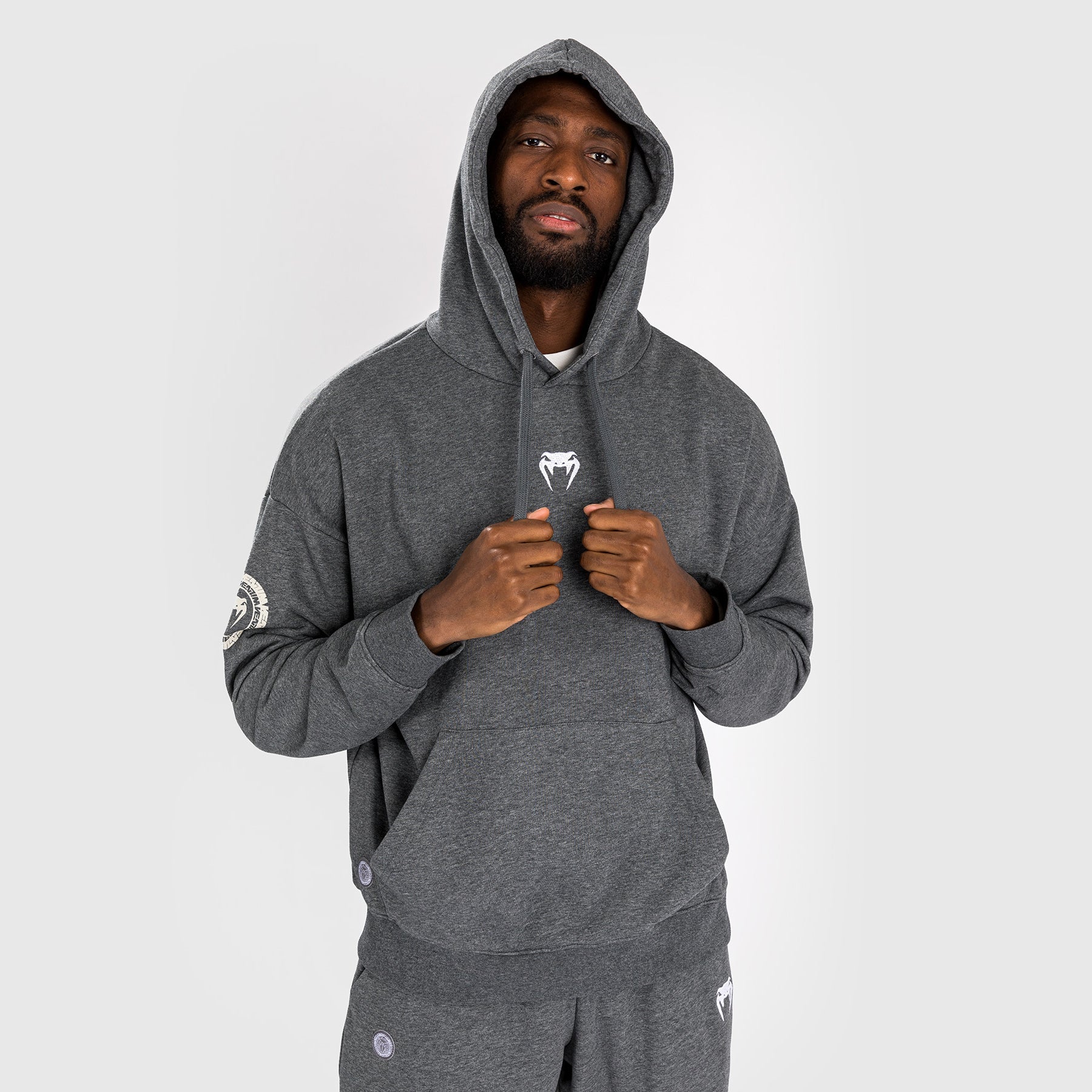 Venum Vortex XL Lite Men's Hoodie - Dark Heather Grey - Venum