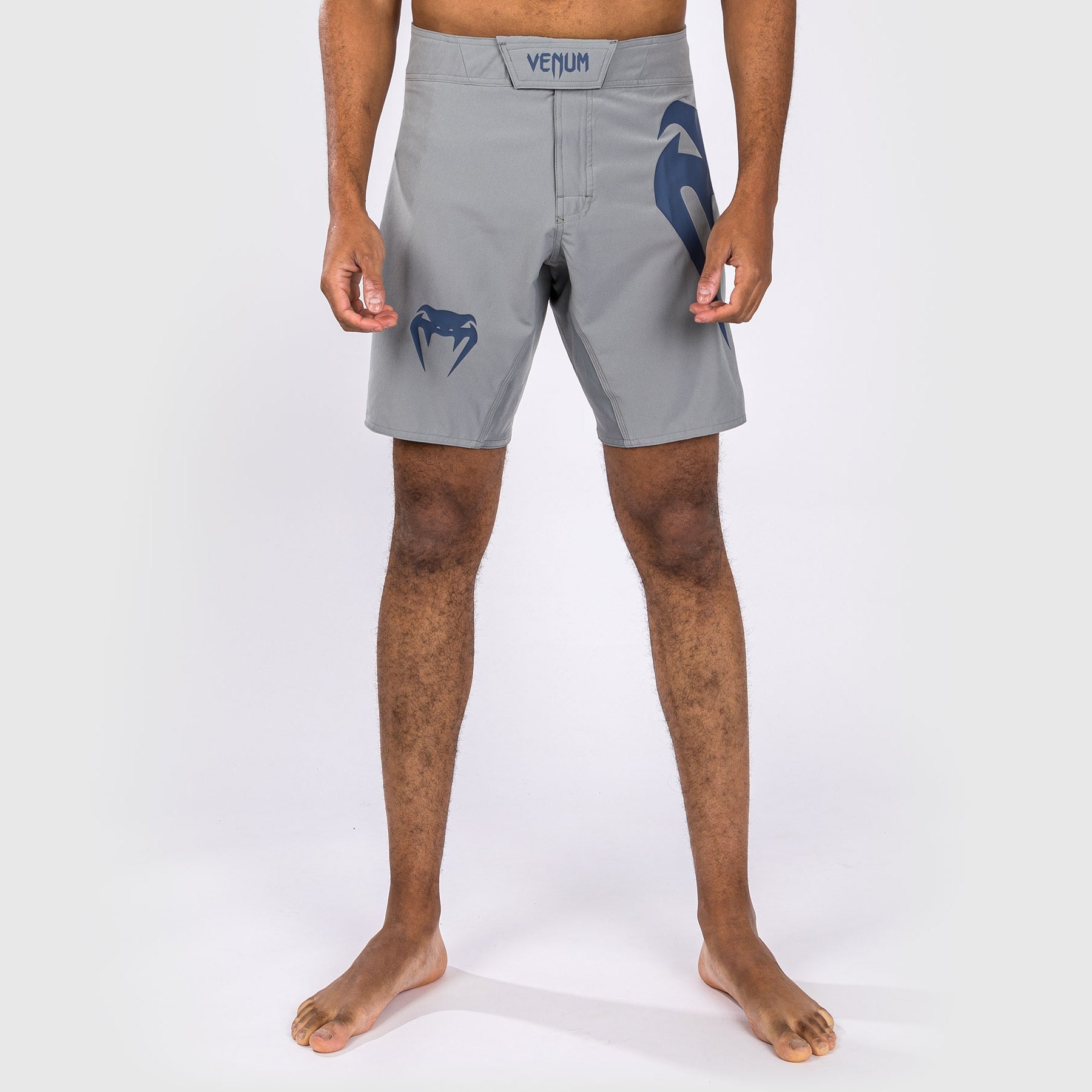 Venum Light 5.0 Fightshort - Grey/Blue - Venum