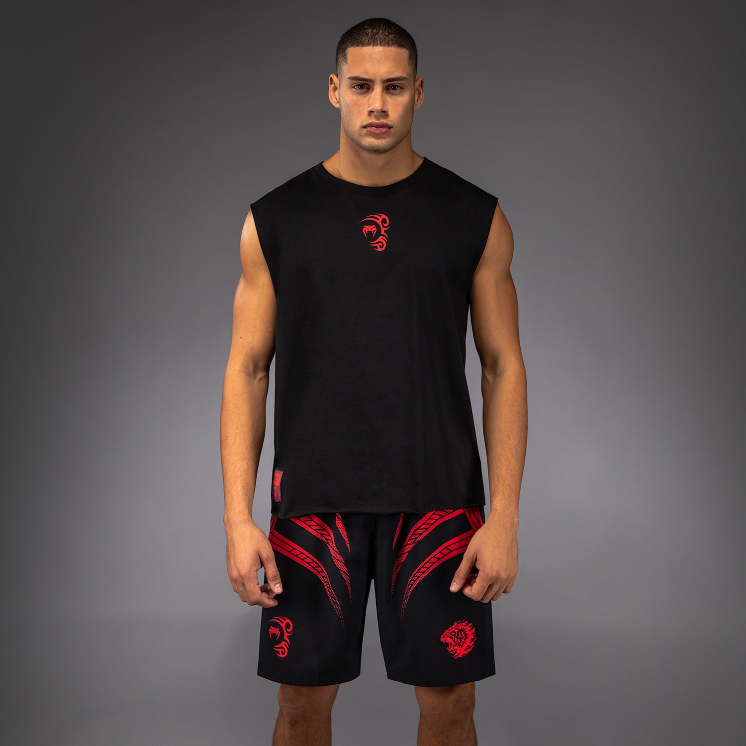 Venum x Mike Tyson Tiger Sleeveless T-Shirt - Deep Black L 