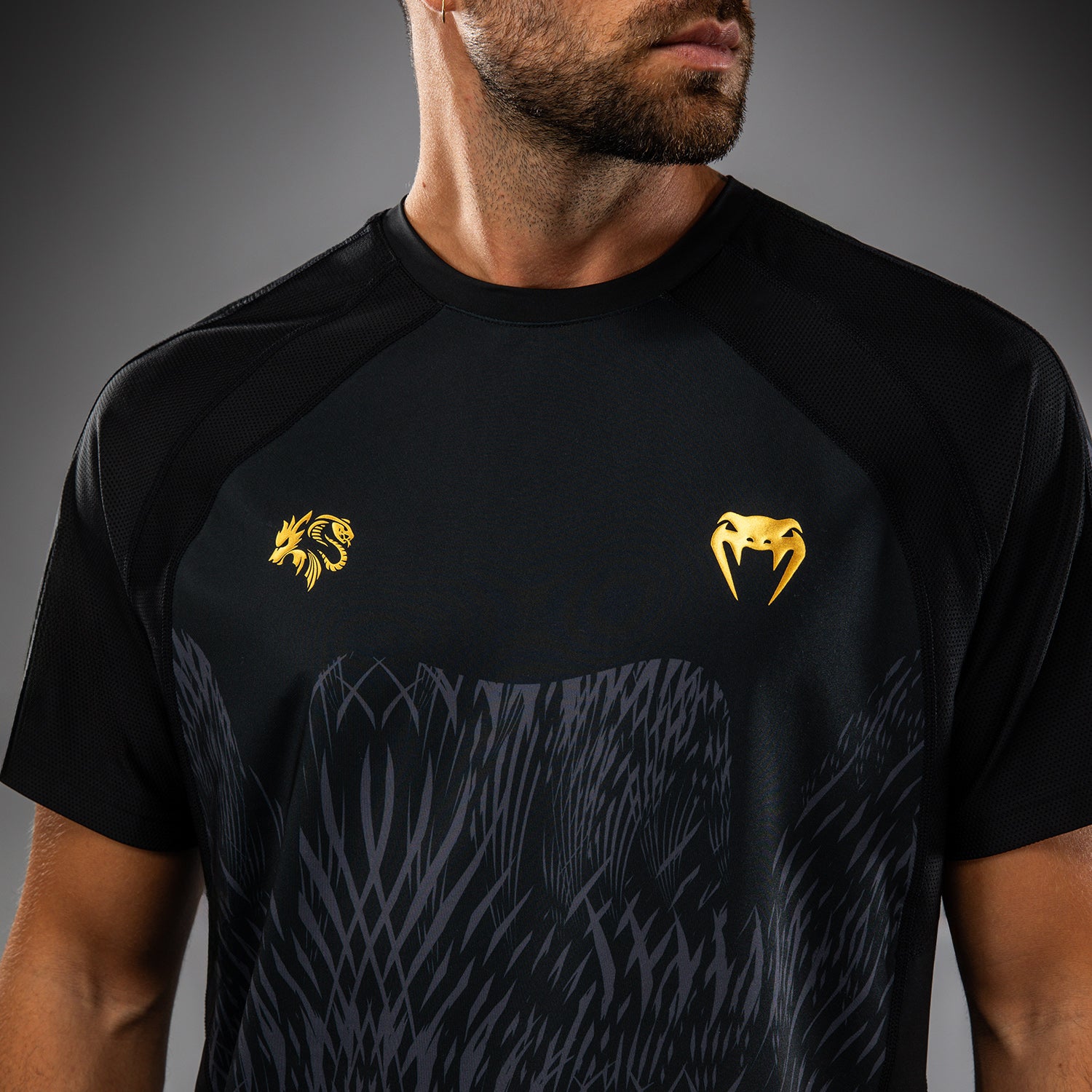 Venum x Chimaev Dry Tech - Black/Grey - Venum product-type_Dry Tech