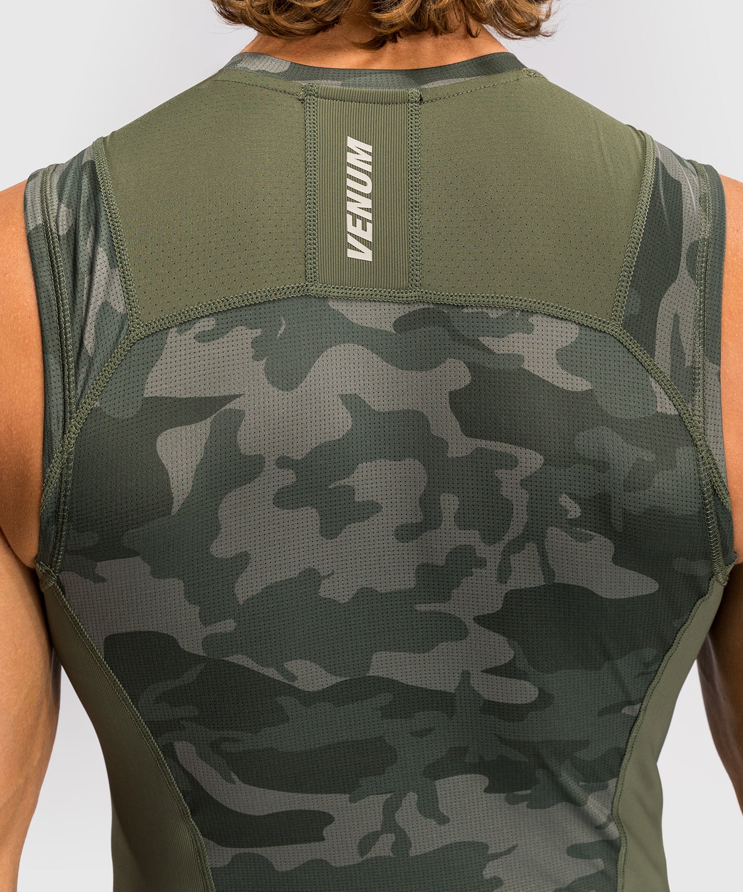 Venum G-Fit Air Men's Sleeveless Rashguard - Army Camo