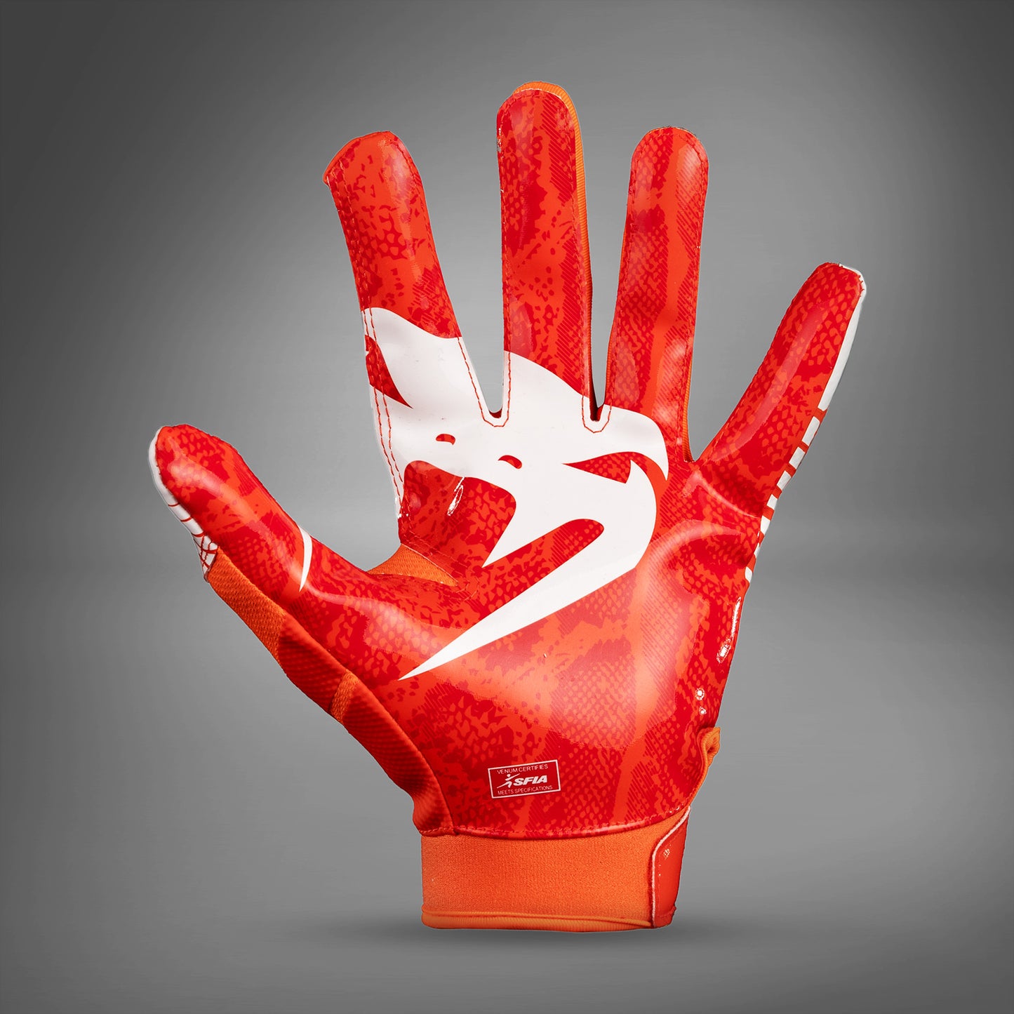 Venum Elite Personalized Football Gloves - Orange/White