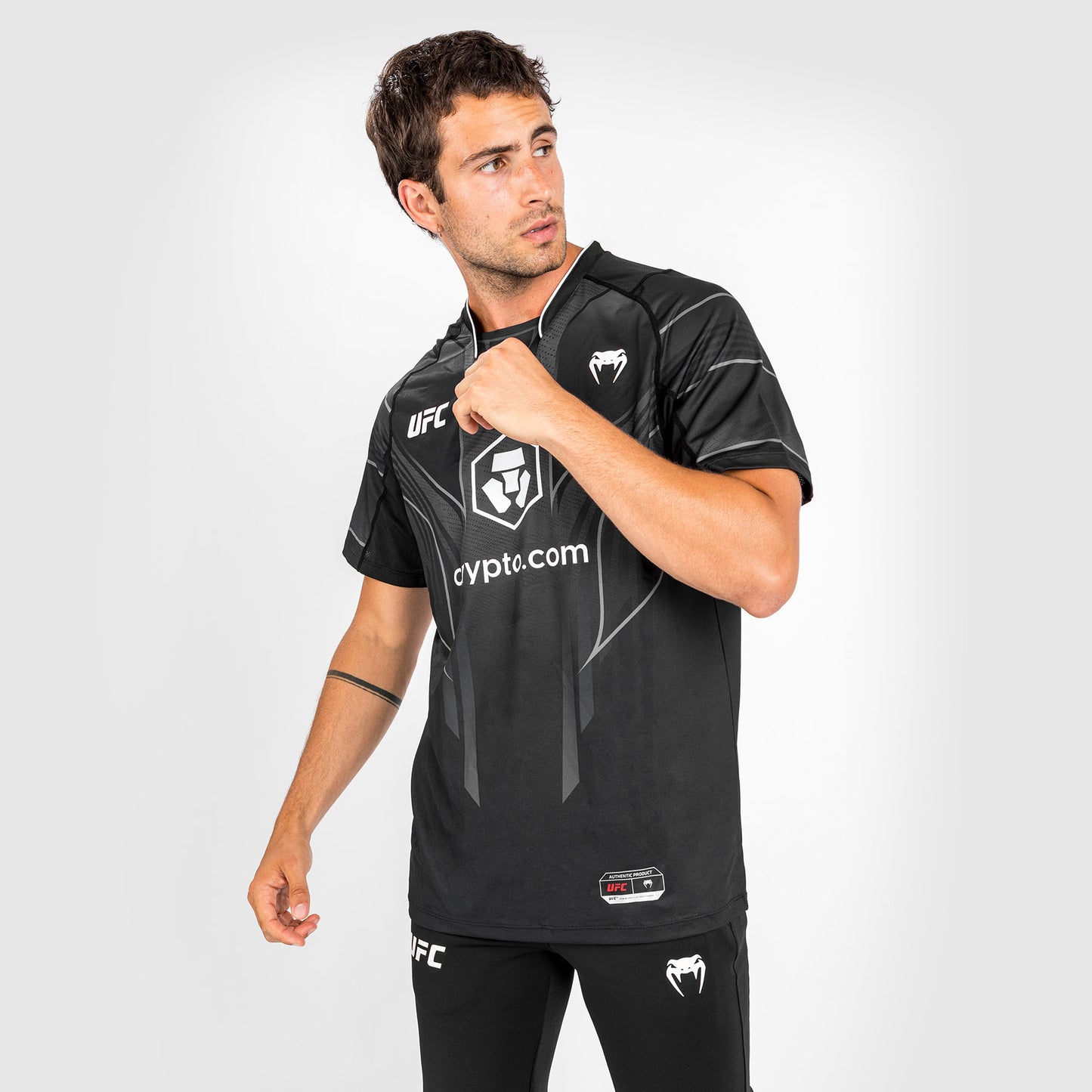 UFC Venum Authentic Fight Night 2.0 Kit by Venum Men's Walkout Jersey - Black