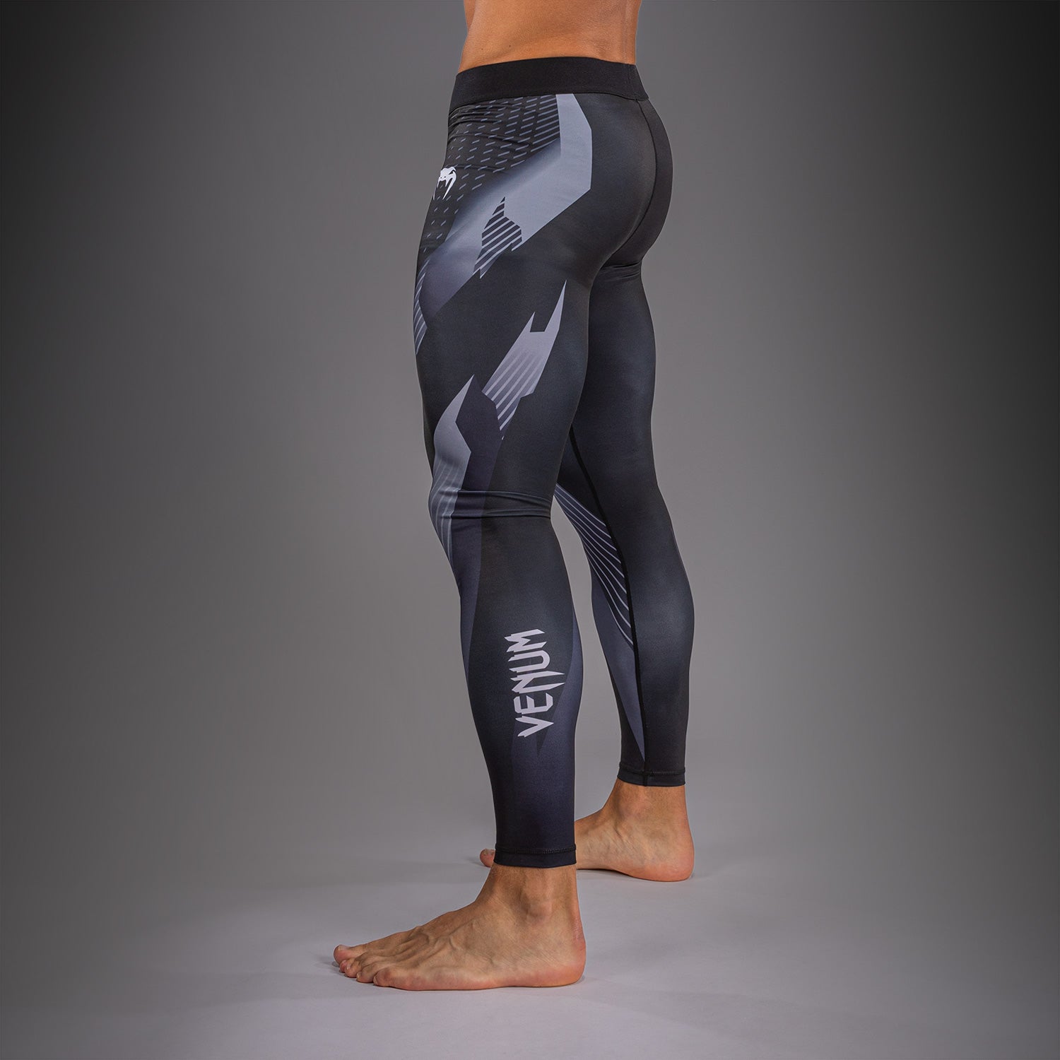 Venum No-Gi 6.0 Spats - Black/White  product-type_Compression Pants Venum