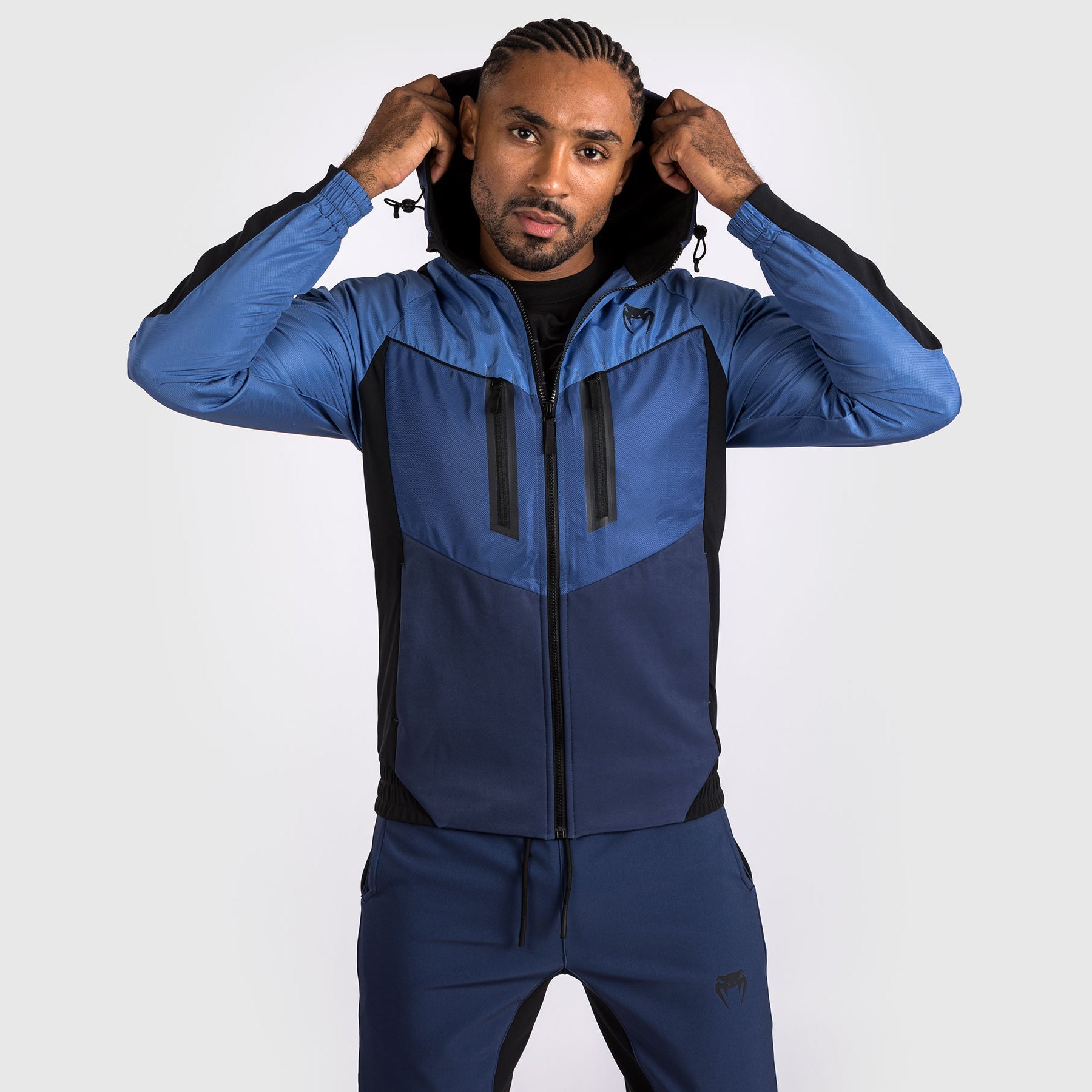 Venum Laser 3.0 Track Jacket - Black/Blue - Venum