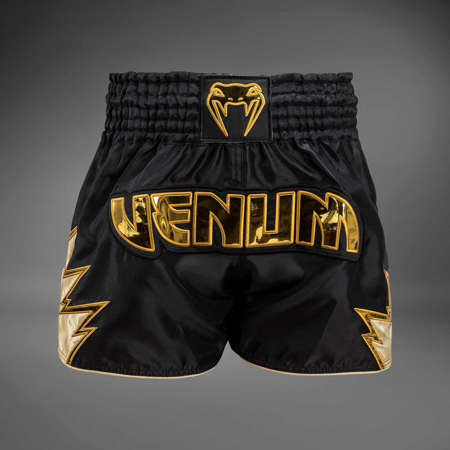 Venum Inferno Muay Thai Shorts - Black/Gold - Venum