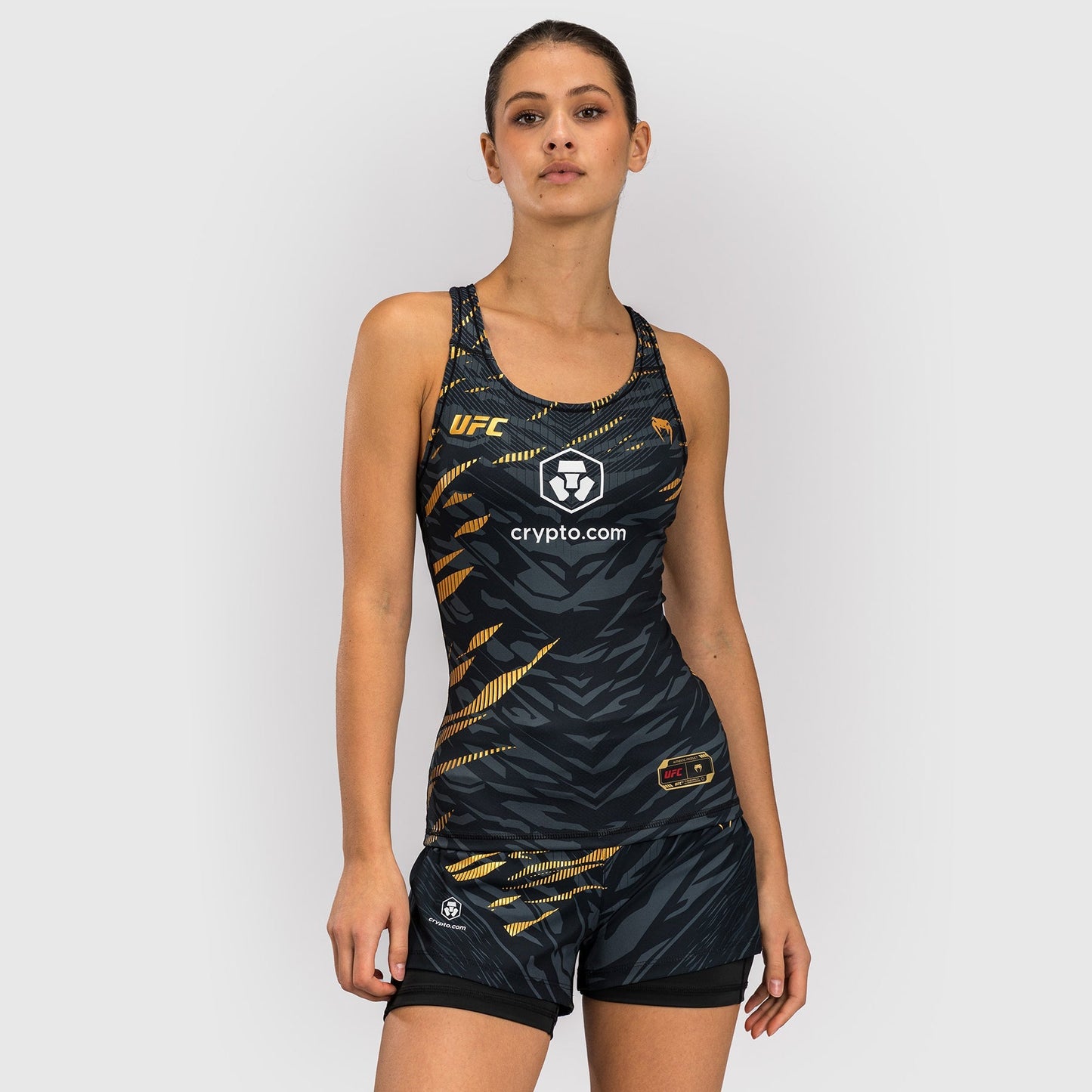UFC Fusion by Venum Authentic Fight Night Women’s Fitted Tank With Shelf Bra - Champion