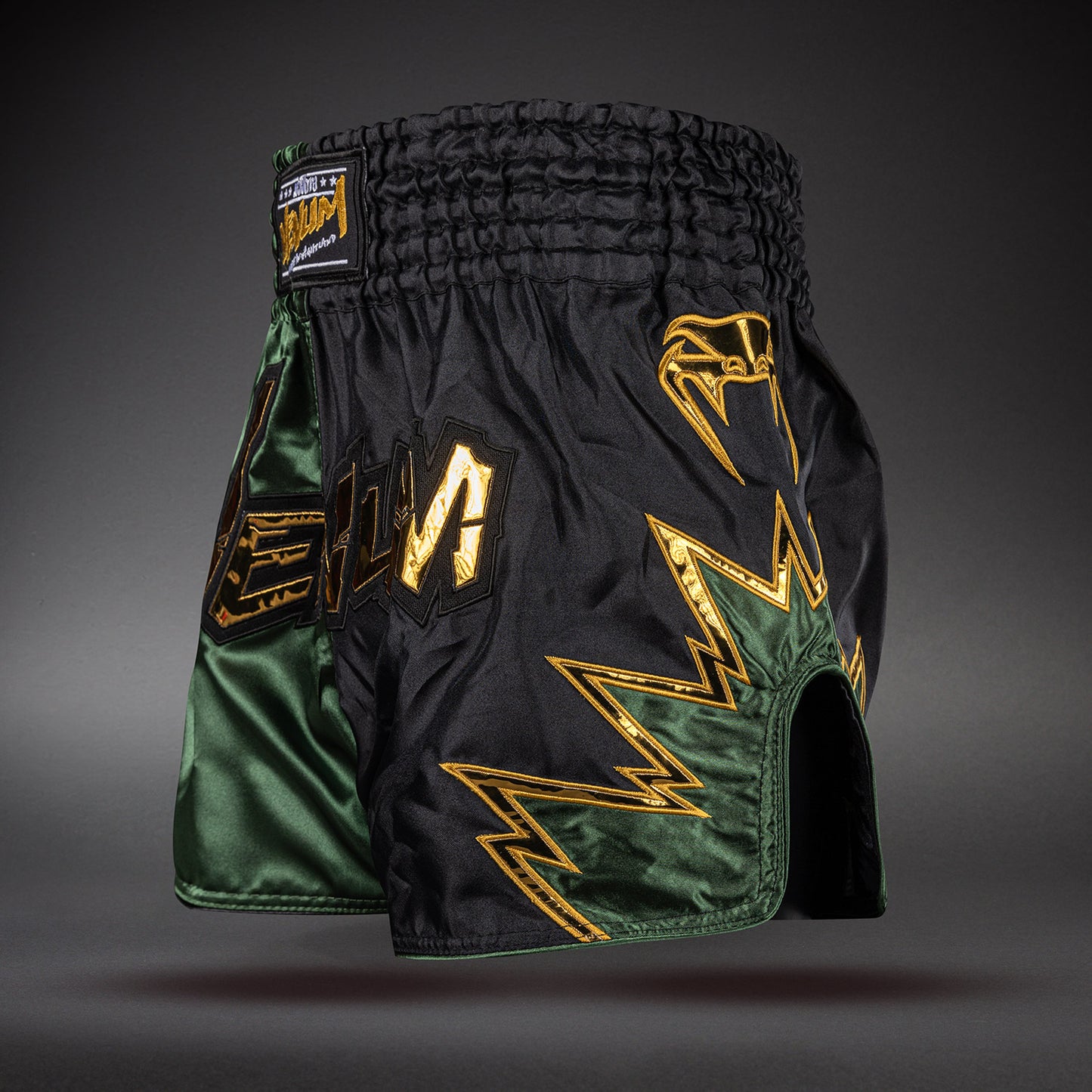 Venum Inferno 2.0 Muay Thai Shorts - Black/Khaki  product-type_Muay Thai Shorts Venum