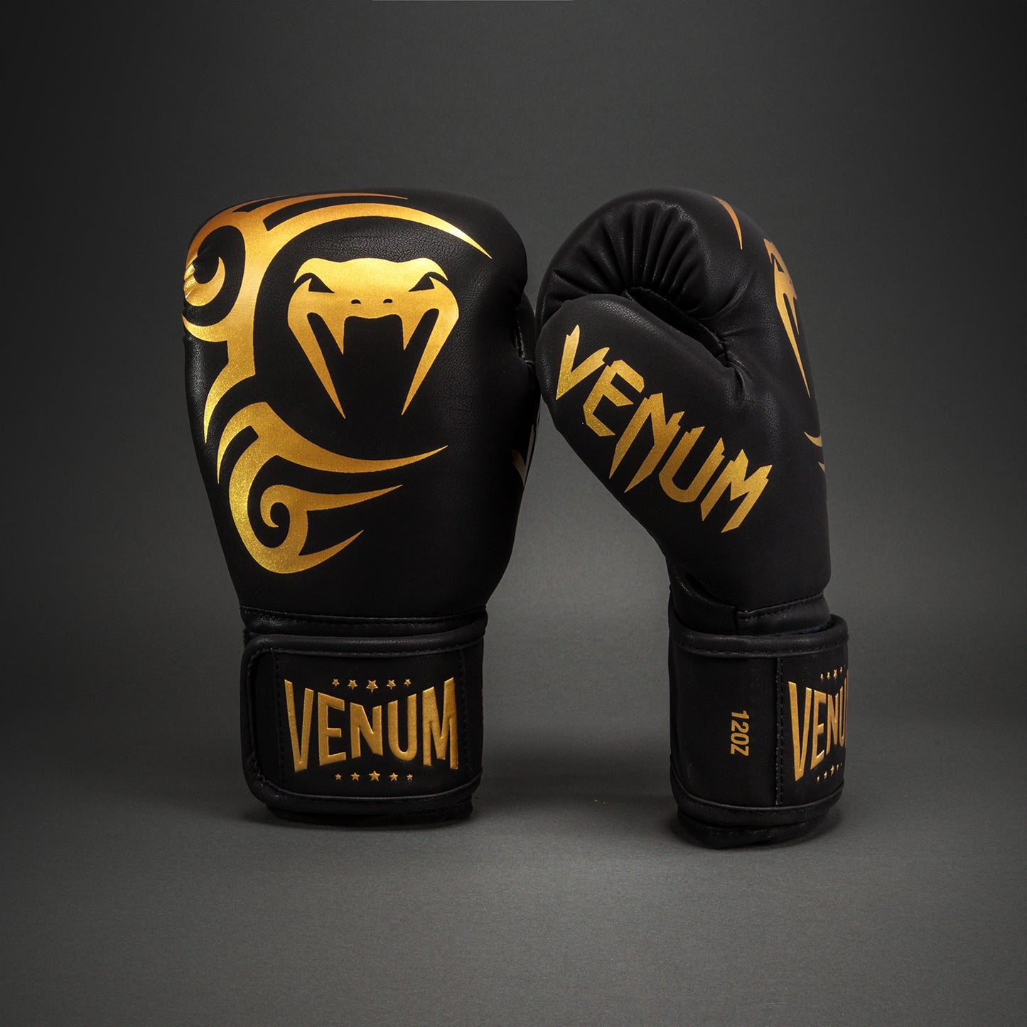 Venum Mike Tyson Replica Boxing Gloves - Black/Gold  product-type_Boxing Gloves Venum