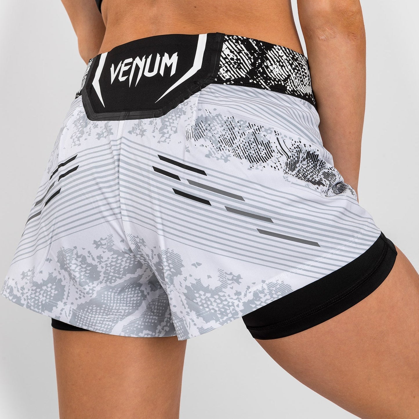 UFC Adrenaline by Venum Authentic Fight Night Women’s Fight Short - White