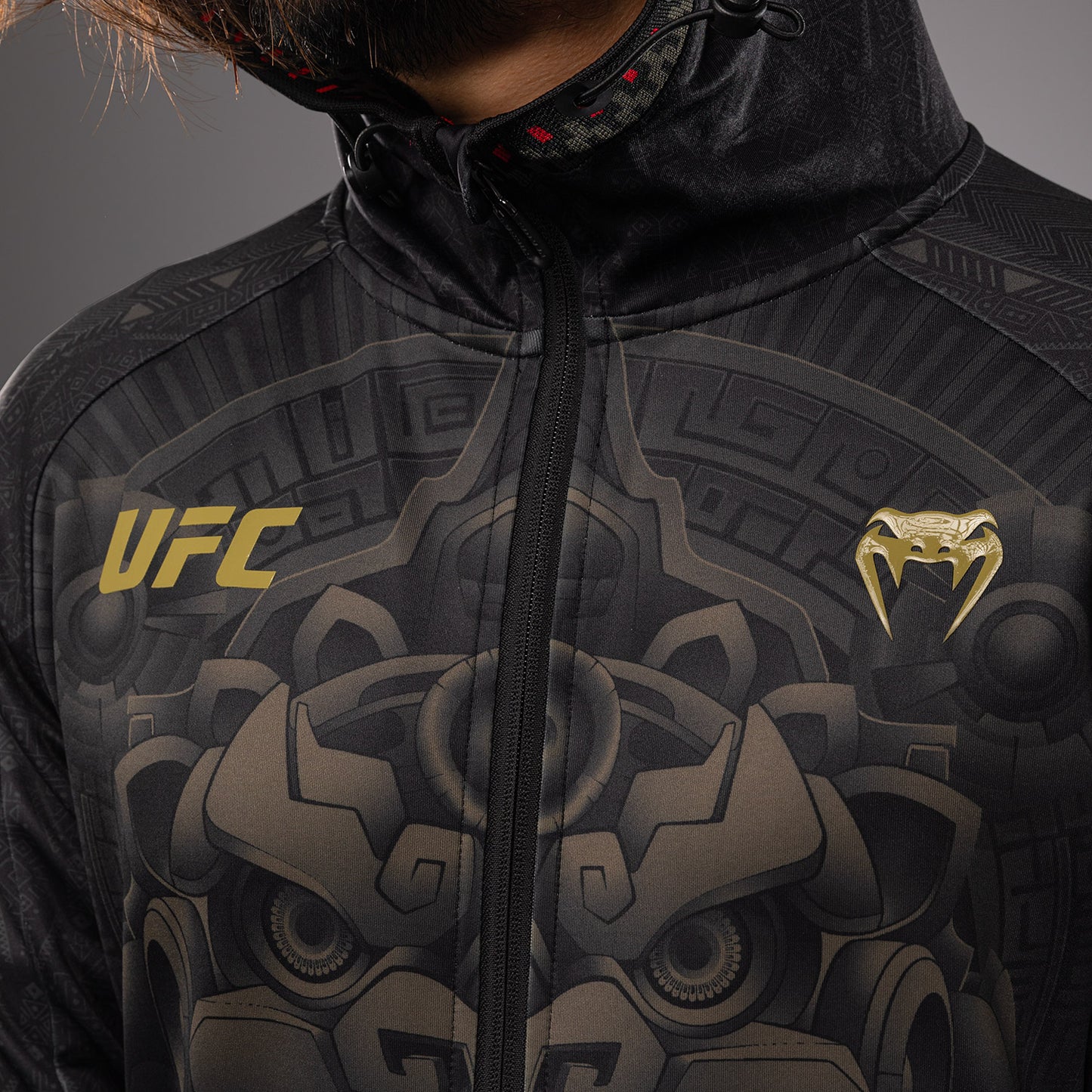 Men’s Noche UFC 2.0 By Venum Black Authentic Fight Night Walkout Personalized Hoodie