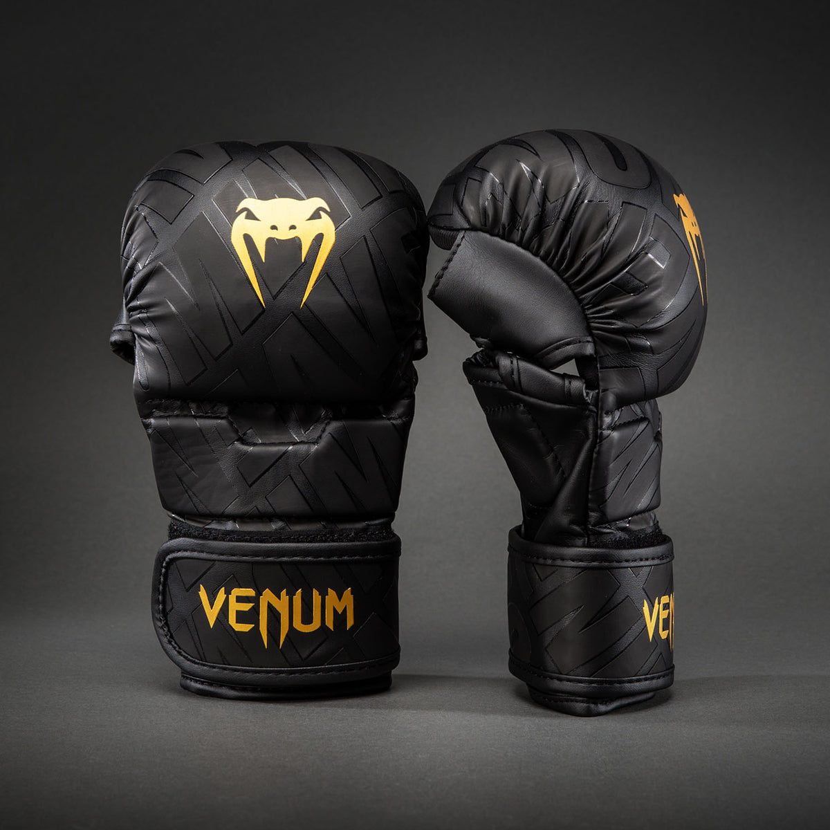Venum Contender 1.5 XT 3D Sparring Gloves - Black/Gold  product-type_MMA Gloves Venum