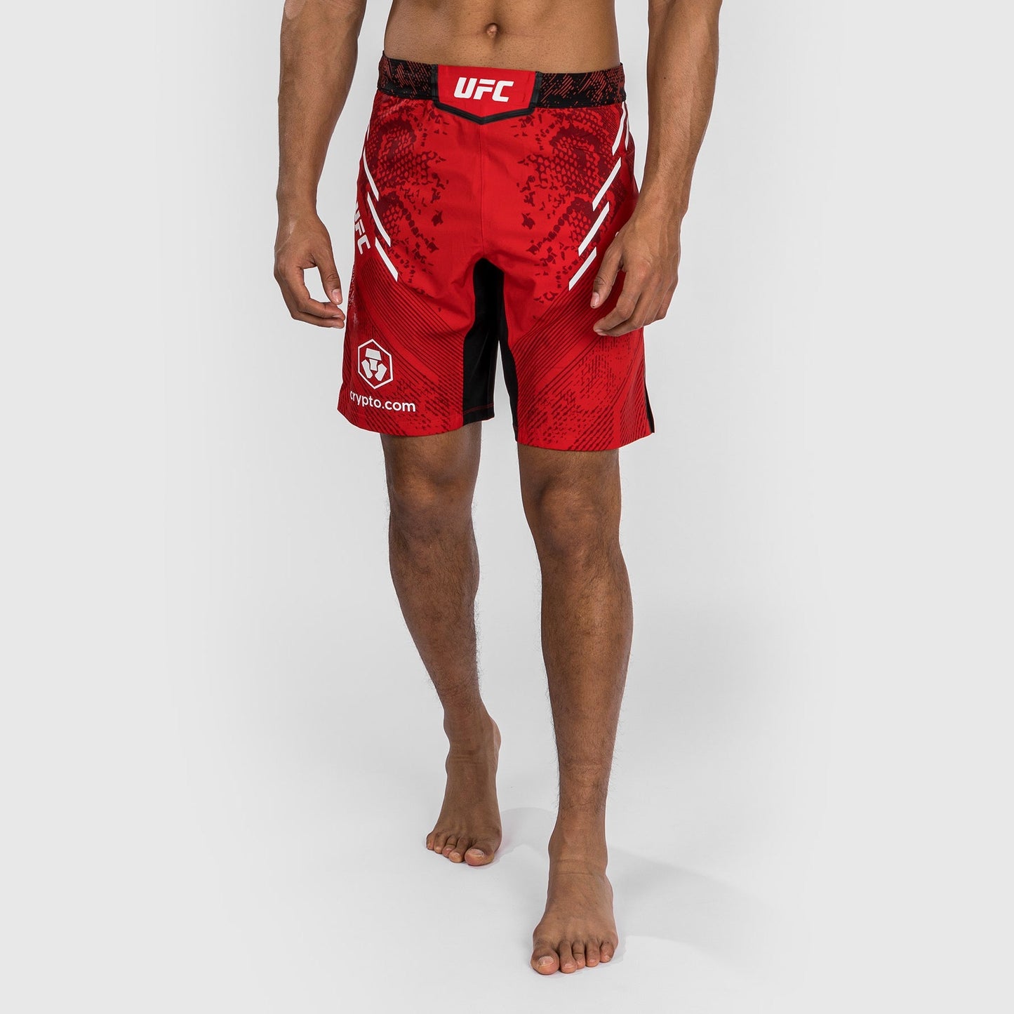 UFC Adrenaline by Venum Personalized Authentic Fight Night Men's Fight Short - Long Fit - Red