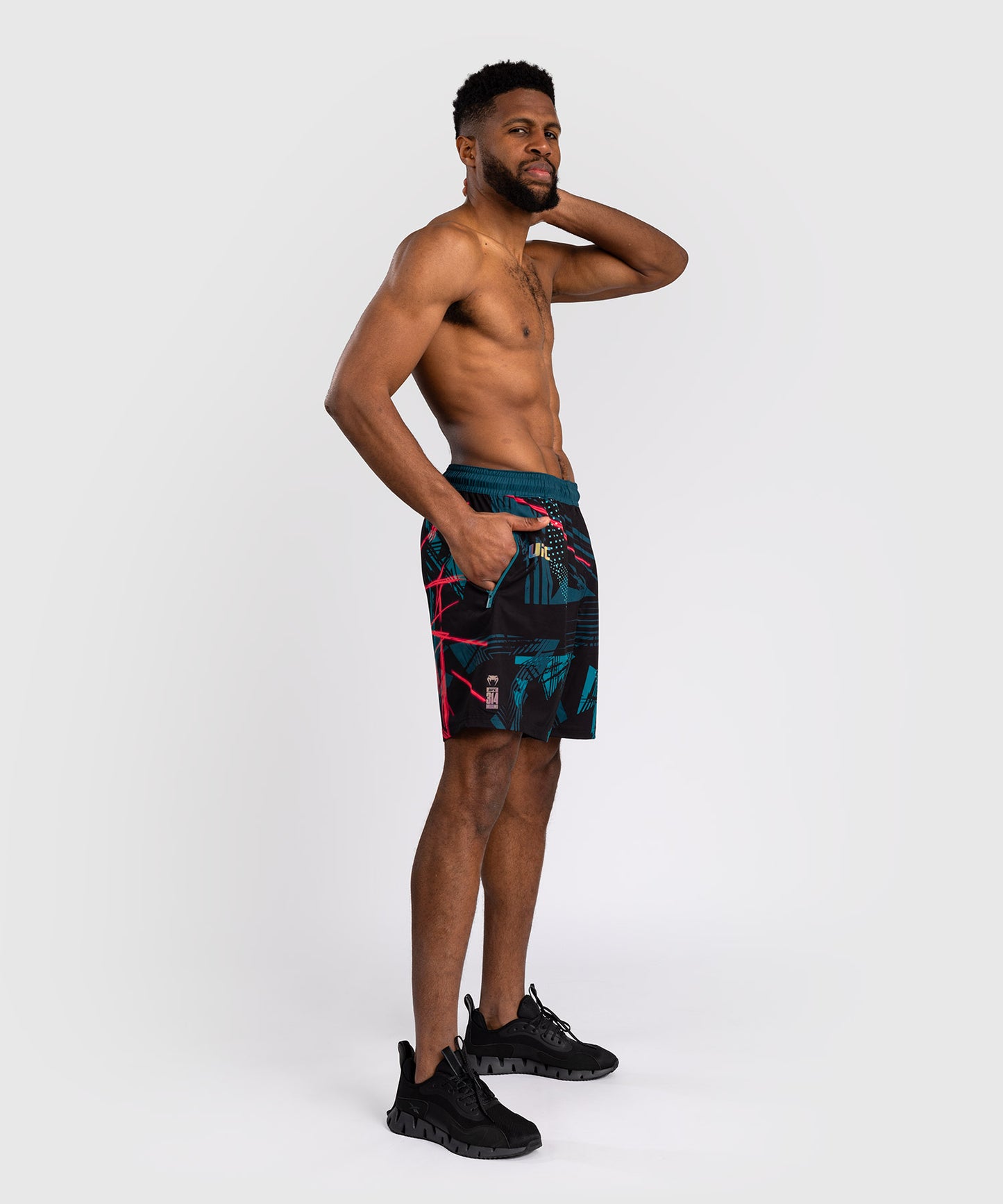 Men’s UFC Fusion By Venum Miami Edition Black Fight Week Performance Shorts