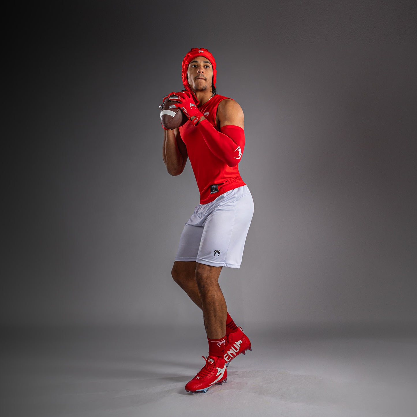 Venum Elite Football Sleeveless Compression Jersey - Red