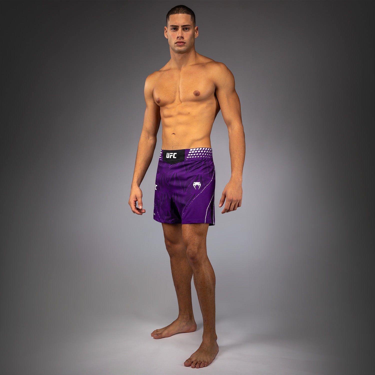 UFC Venum 紫色 UFCショーツ M新品未使用品　タグ付きスパッツ Men's UFC Zenith by Venum Purple Authentic Fight Night Short Fit