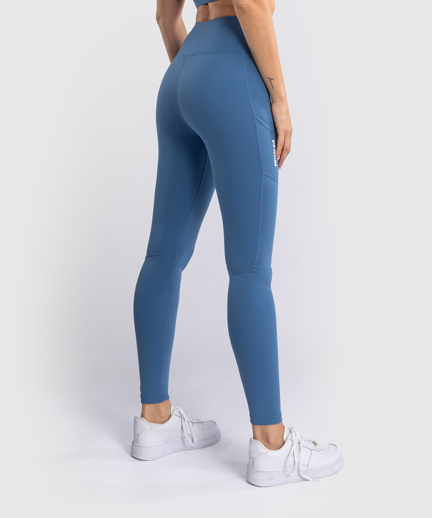 Venum Essential Women's Performance Leggings - Storm Blue