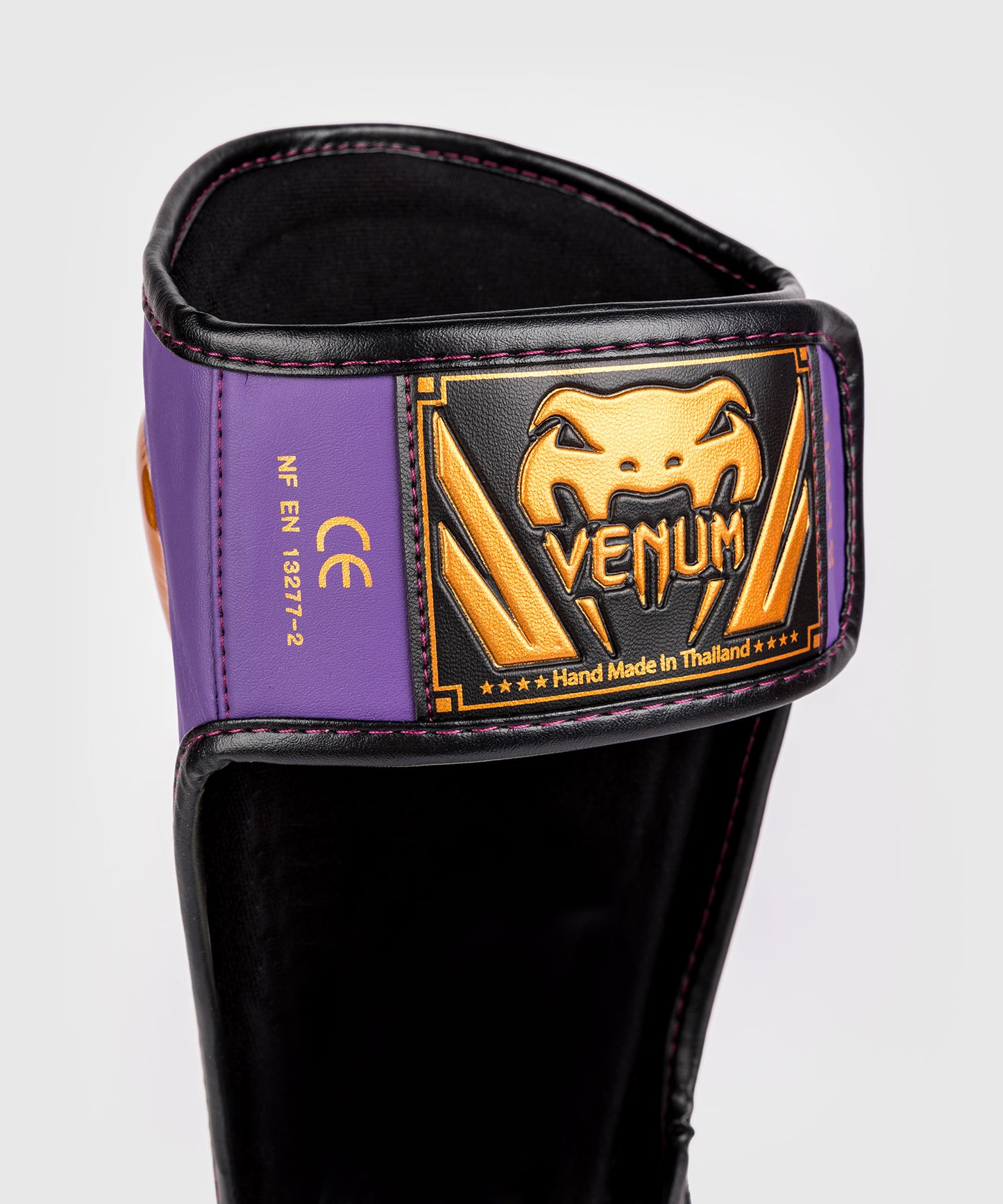 Venum Elite Shin Guards - Dark Purple - Special Edition